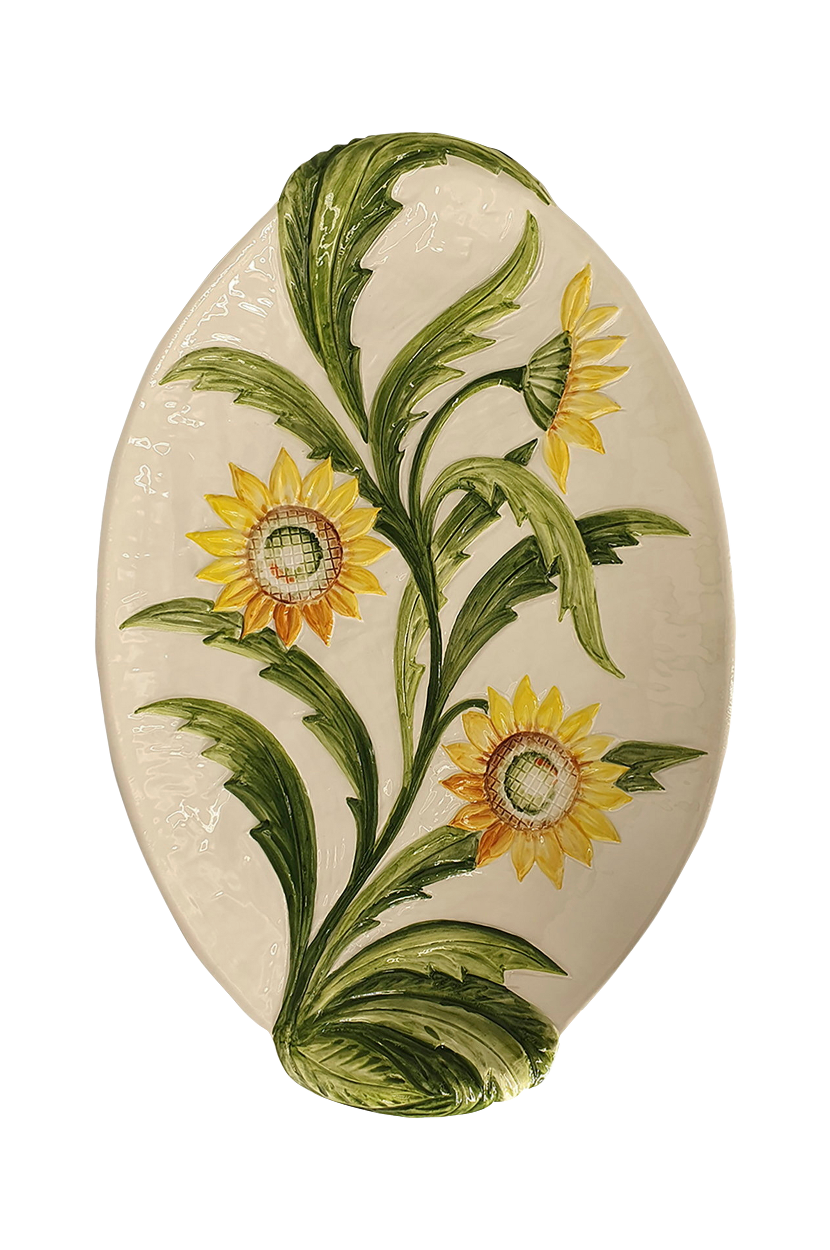 Les Ottomans - Fat Florilège handmålat, Sun Flower - Multi