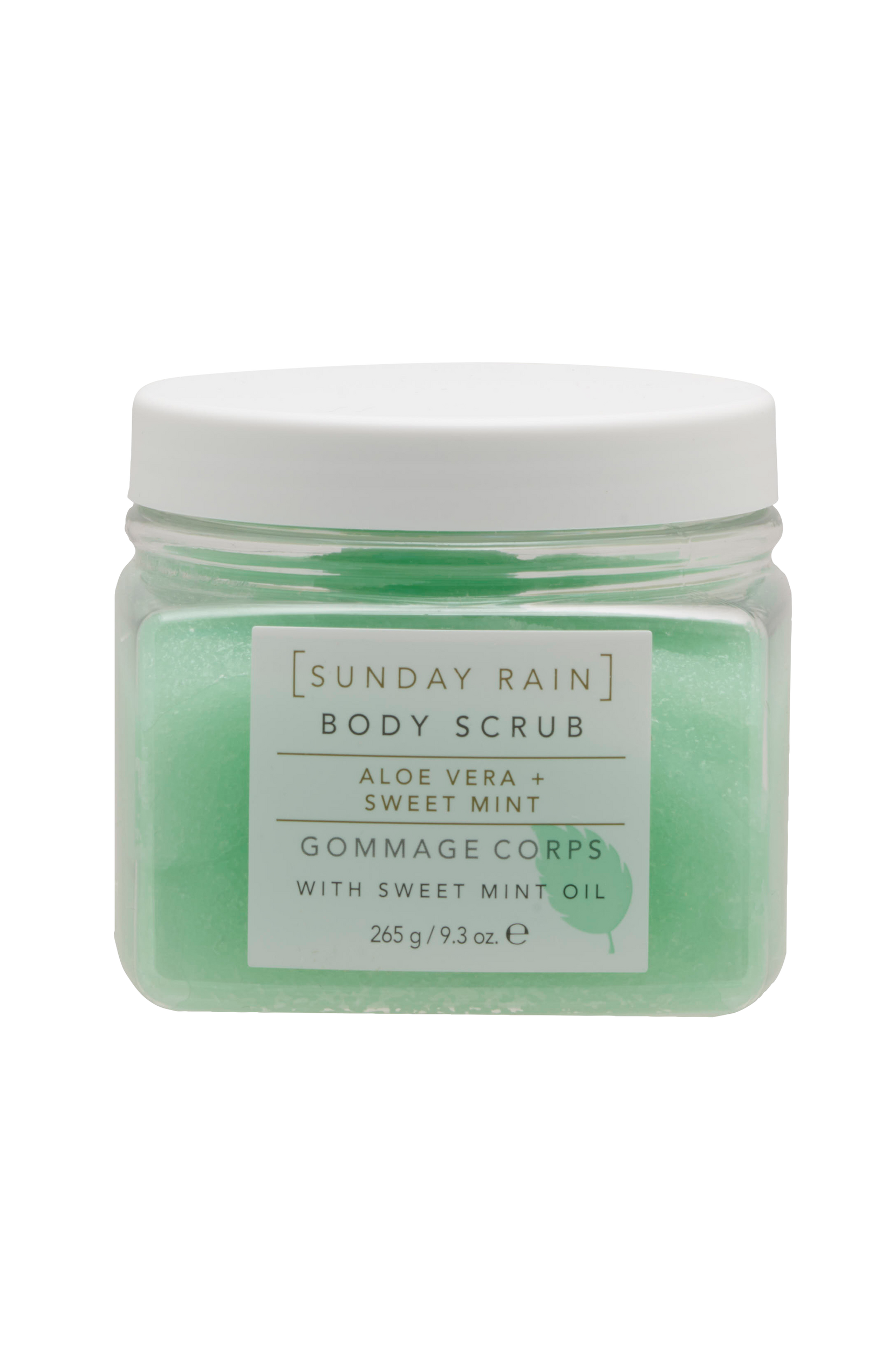 Sunday Rain - Sunday Rain Aloe & Sweet Mint Scrub 265 g - Grønn