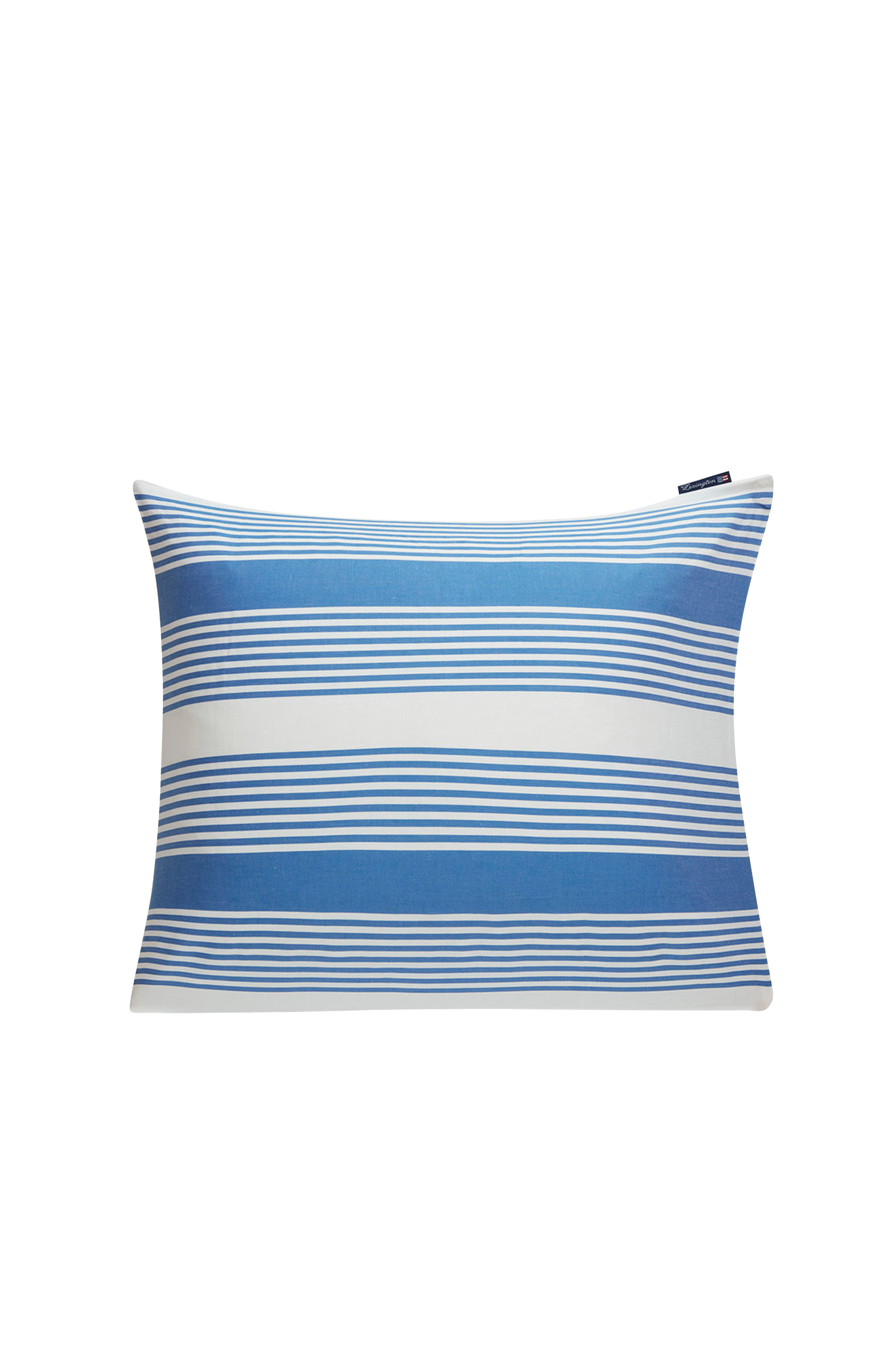 Lexington - Örngott Striped Cotton Sateen Pillowcase - Blå - 50X60