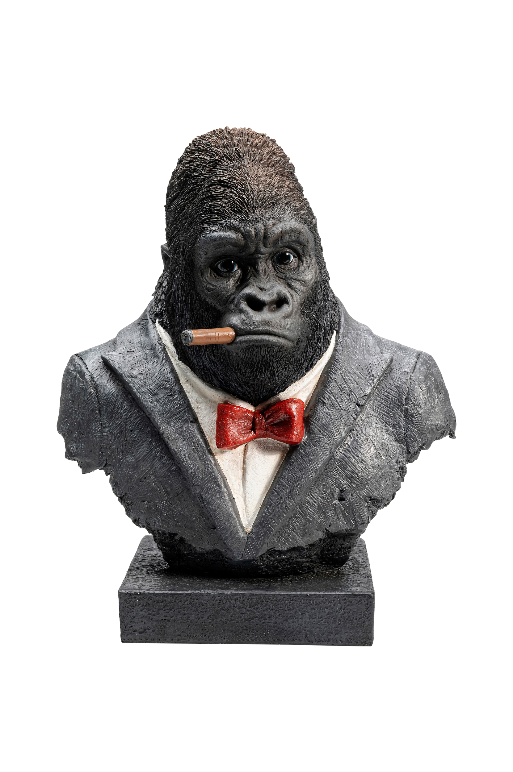 KARE Design - Dekoration Smoking Gorilla - Grå