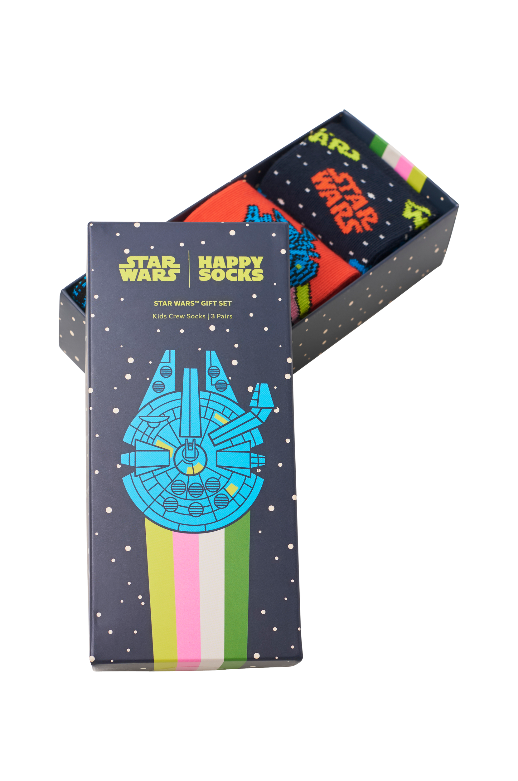 Happy Socks - Strumpor Star Wars Gift Set 3-pack - Röd - 24/26