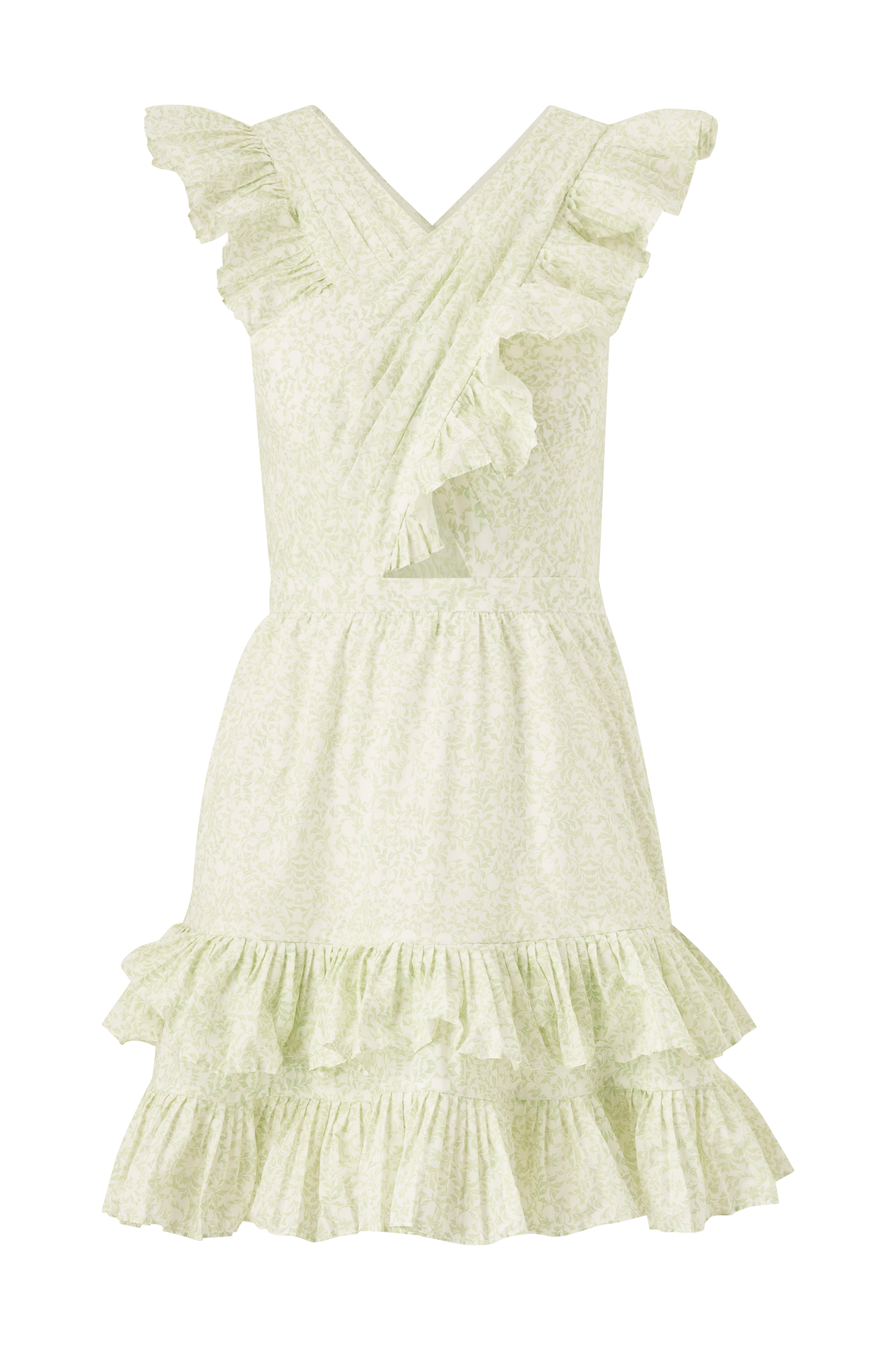 By Malina - Klänning Fay Frill Mini Dress - Flerfärgad - 40