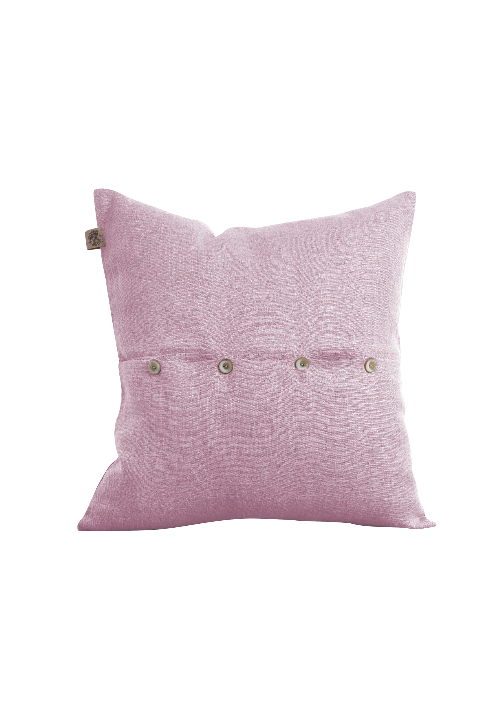Lovely Linen - Kuddfodral Classic - Rosa - 50X50