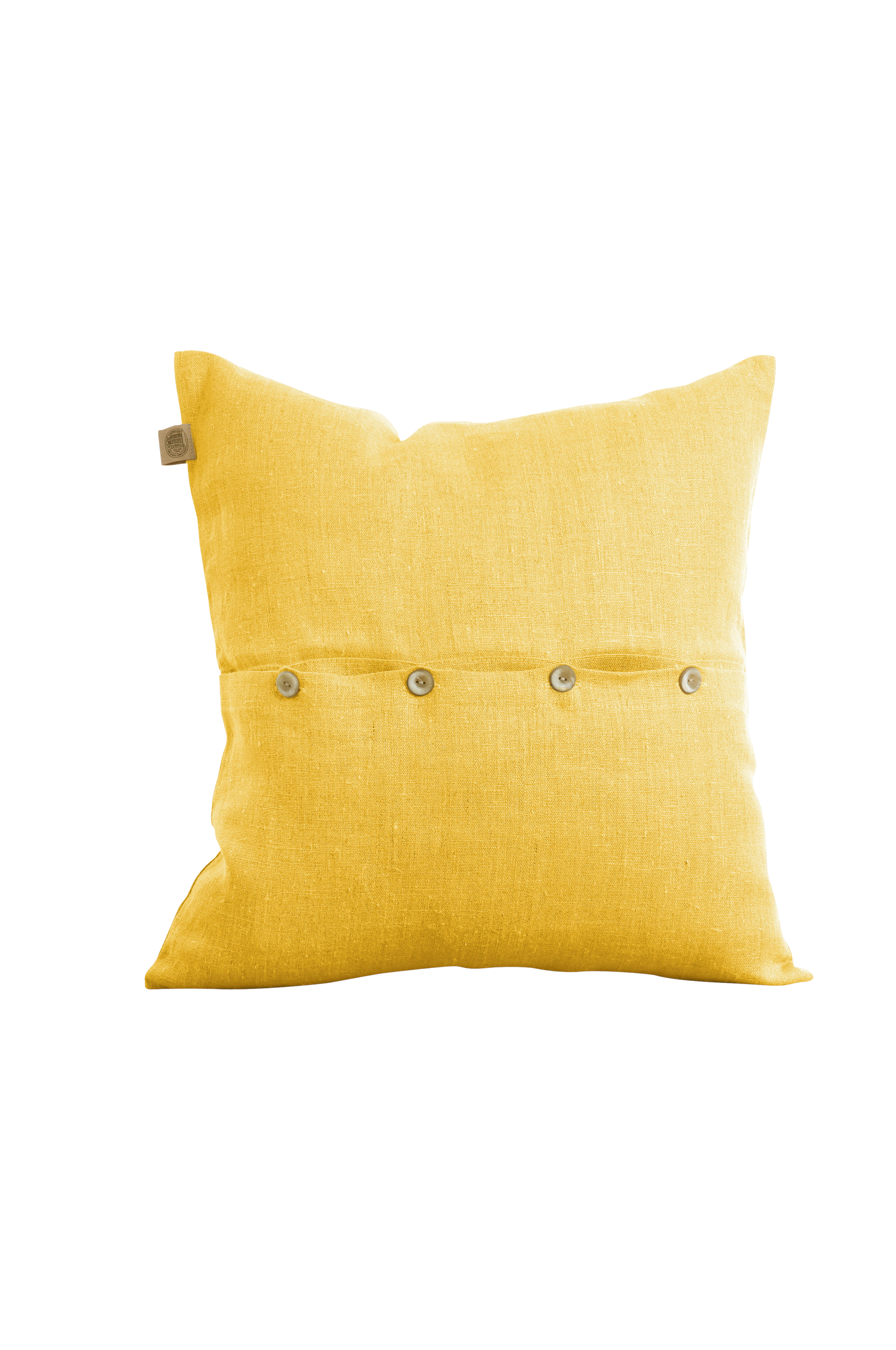 Lovely Linen - Kuddfodral Classic - Gul - 50X50