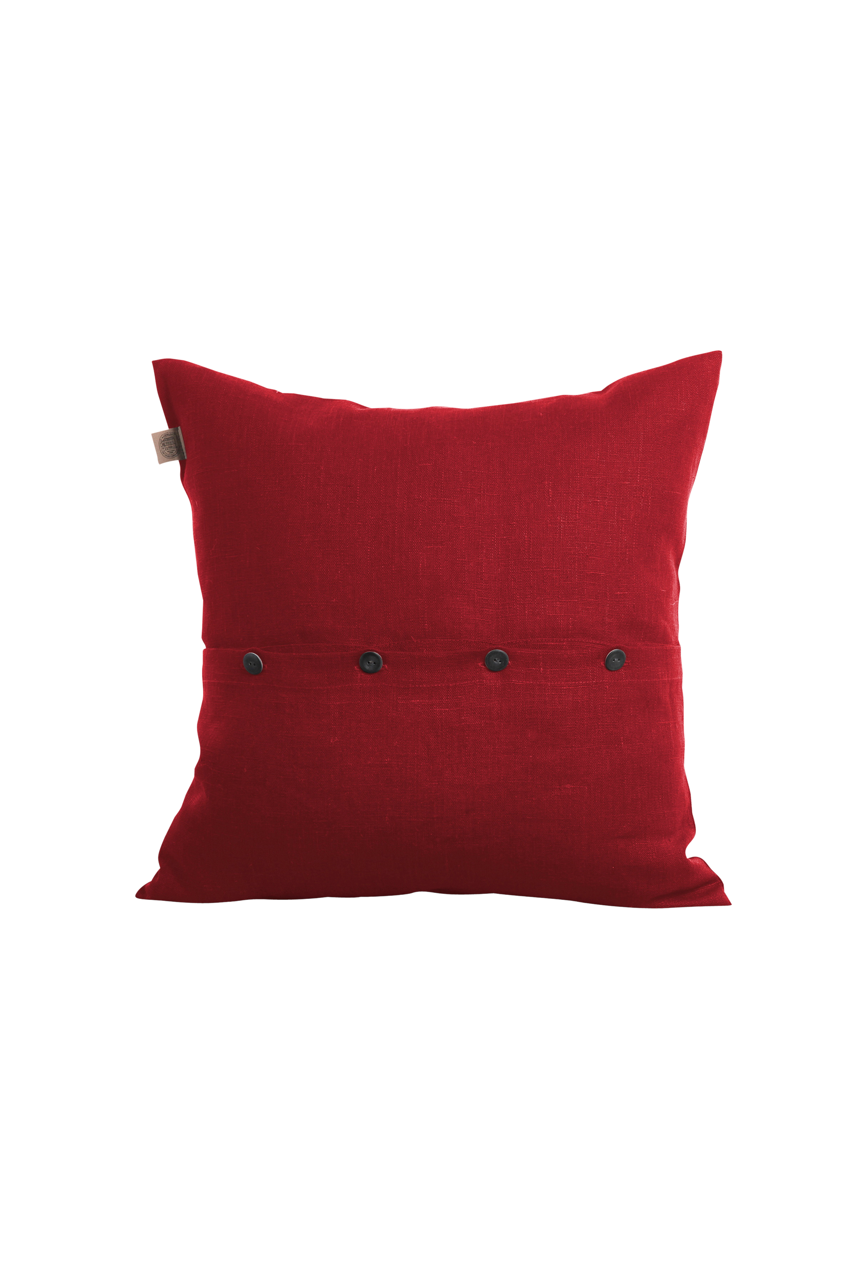 Lovely Linen - Kuddfodral Classic - Röd - 50X50