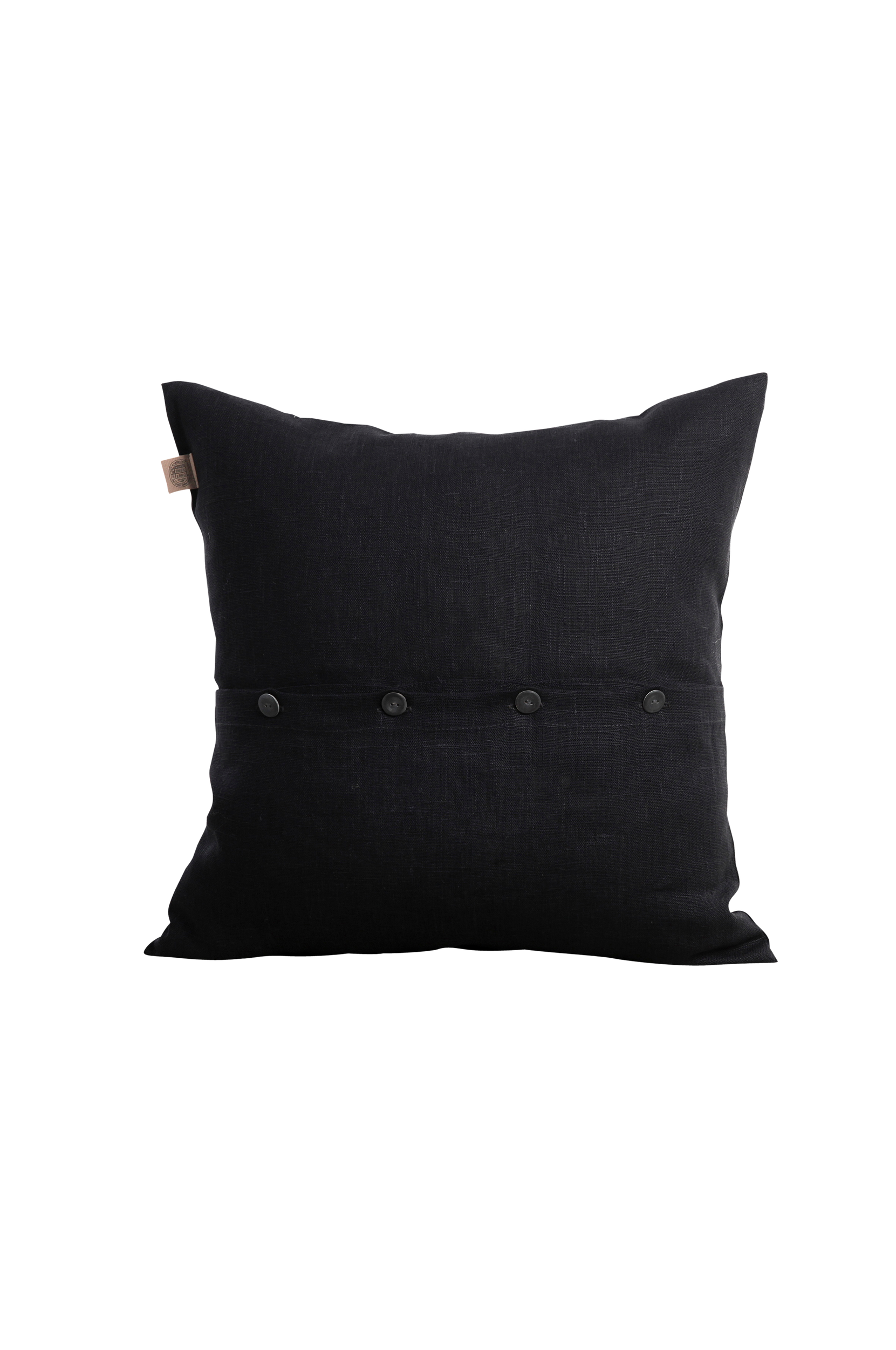 Lovely Linen - Kuddfodral Classic - Svart - 50X50