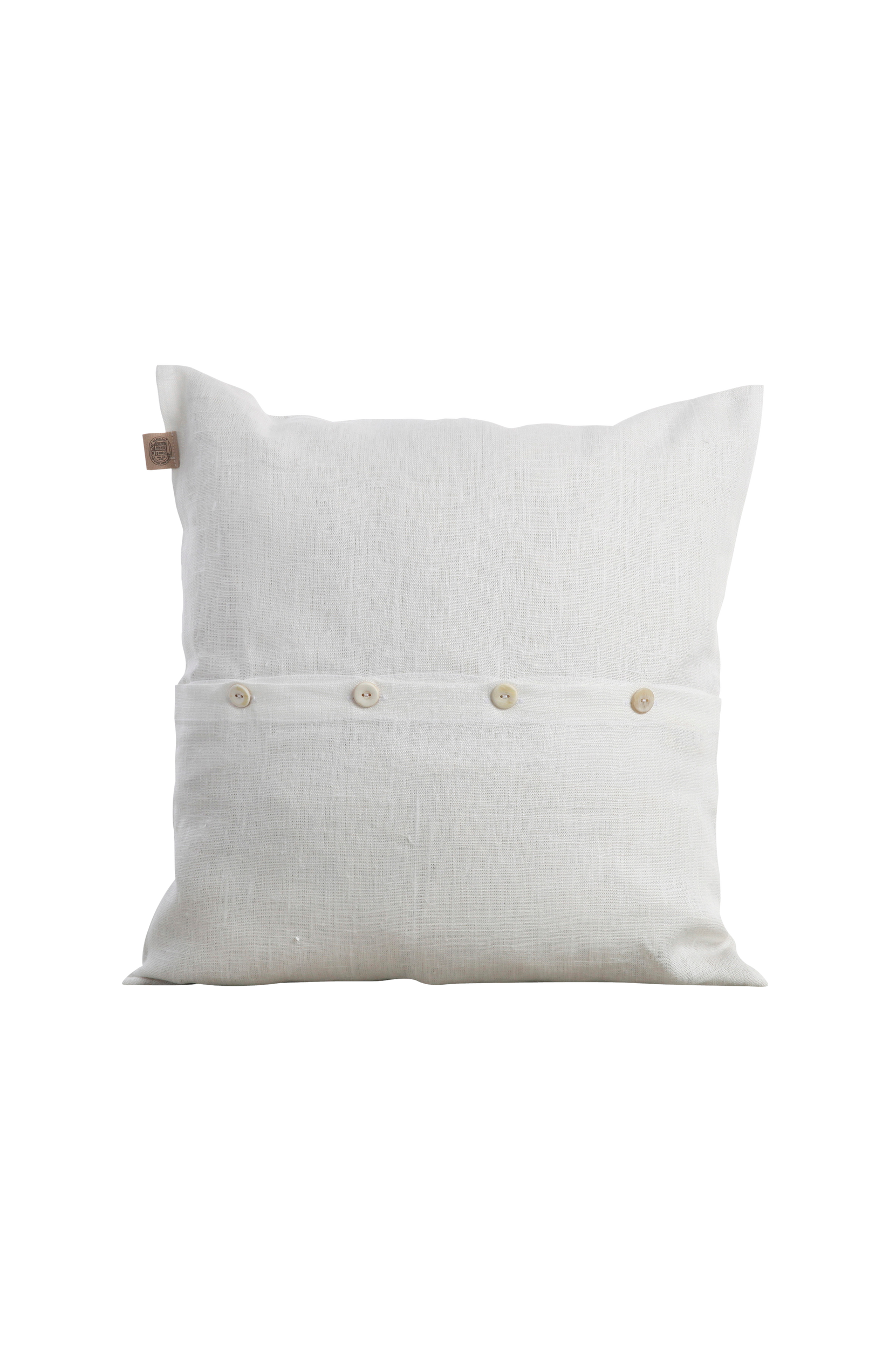 Lovely Linen - Kuddfodral Classic - Vit - 50X50