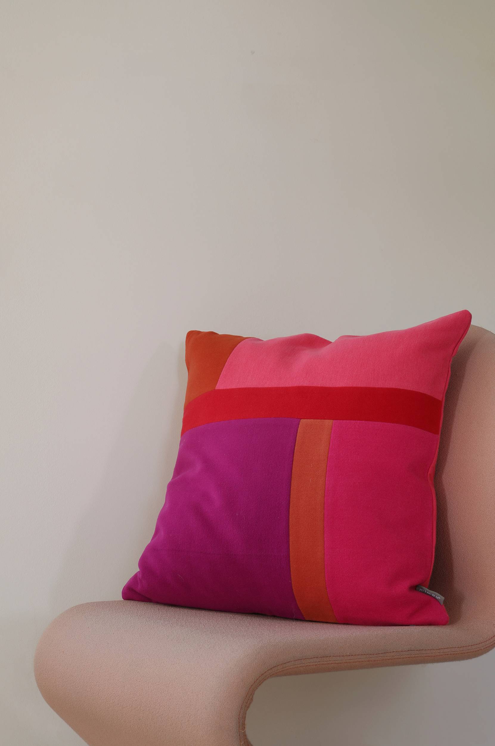 Mimou - Kudde Pojagi filt 50x50 cm - Multi - 50X50