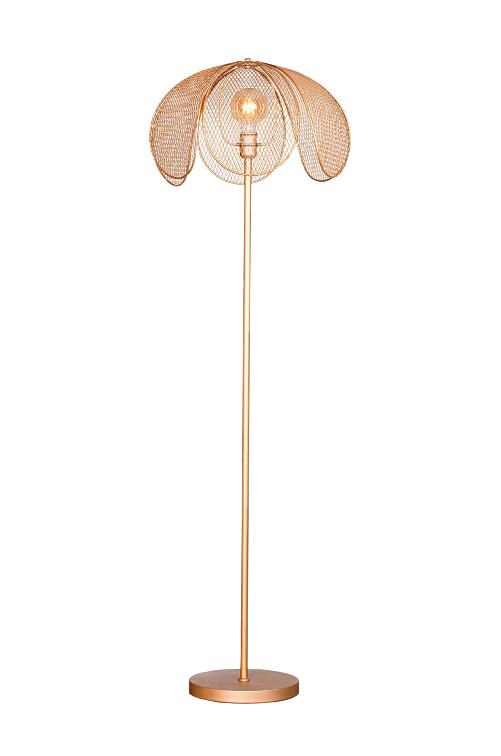By Rydéns - Golvlampa Daisy höjd 160 cm - Guld
