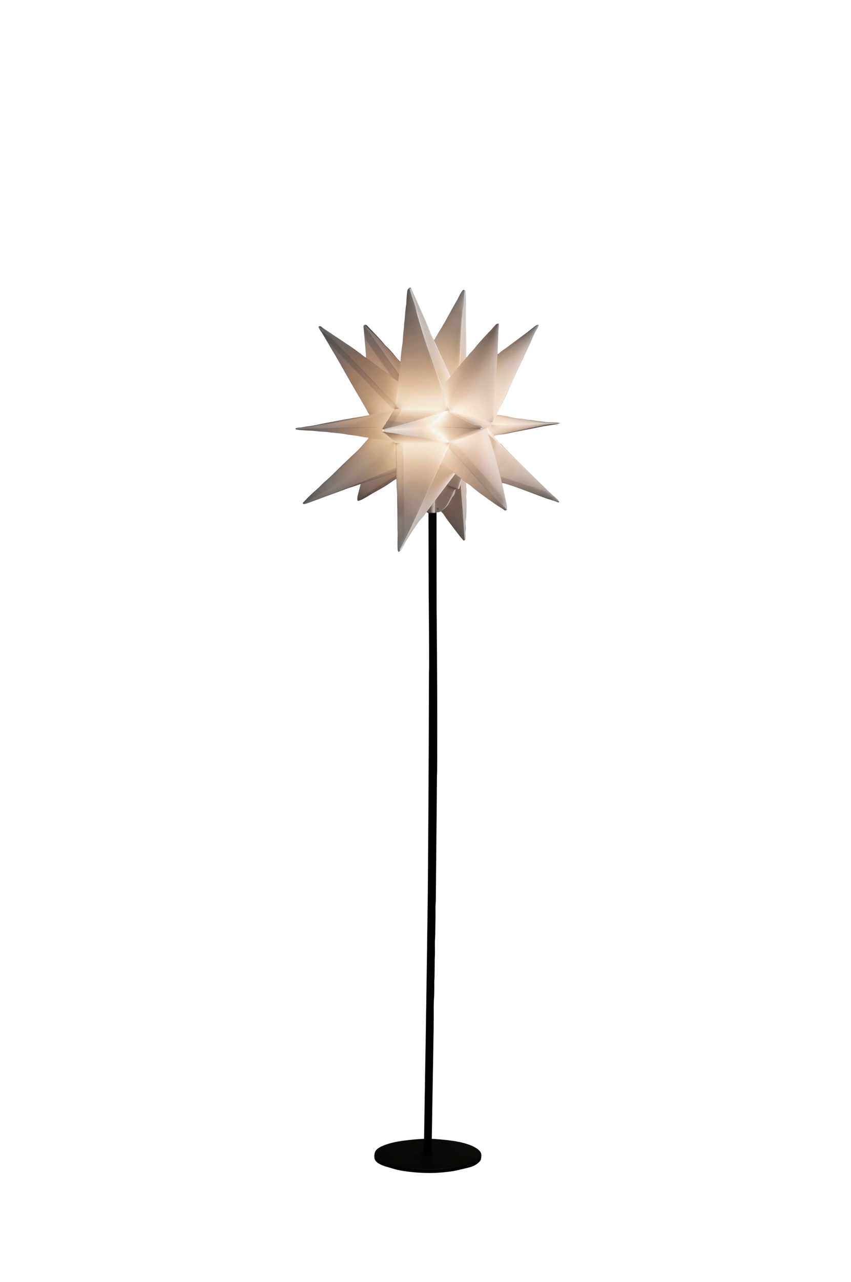 Konstsmide - 3-D Plaststjärna LED höjd 120 cm - Vit