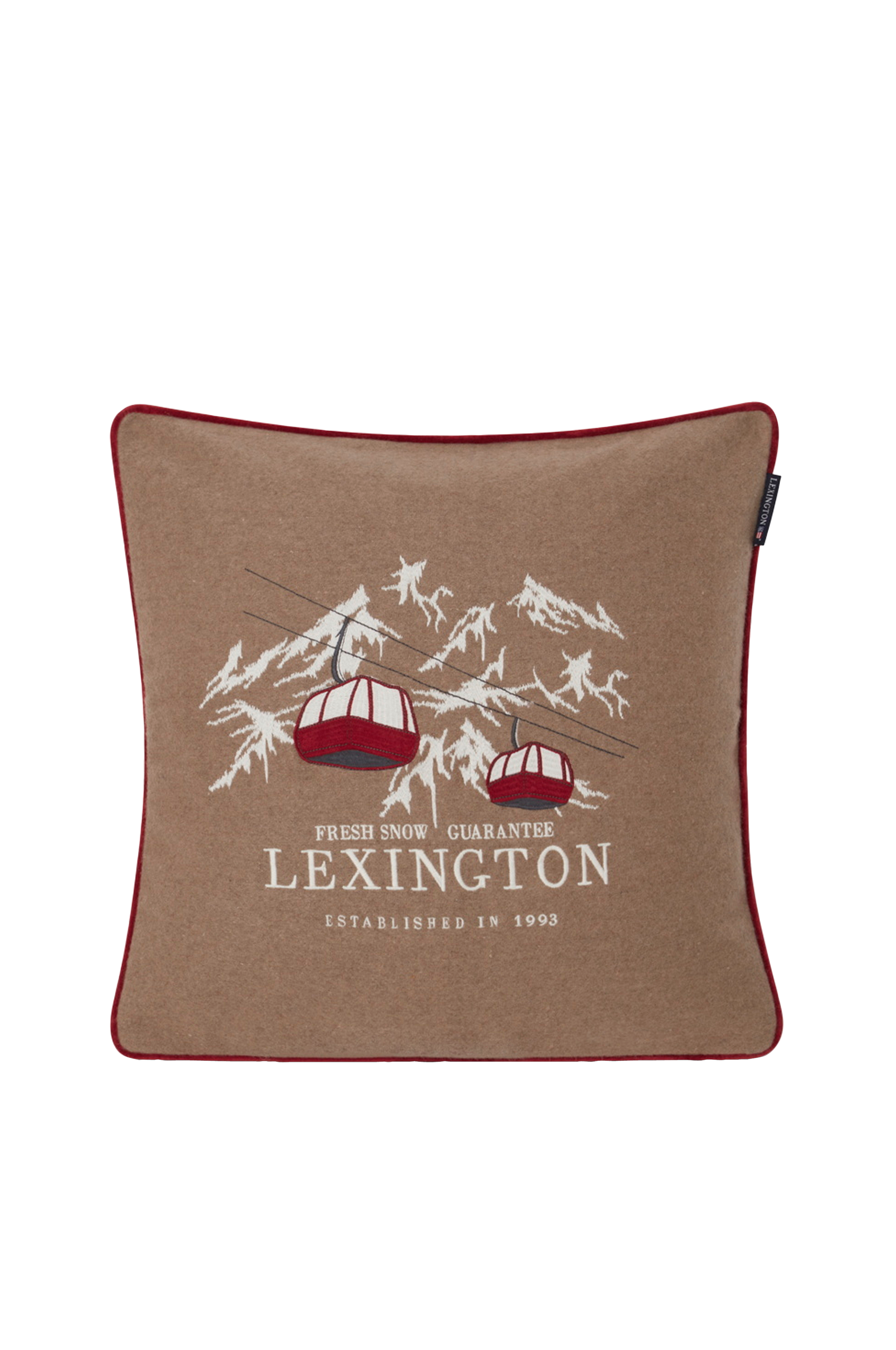 Lexington - Kuddfodral Fresh Snow Ski Lift Wool Mix Pillow Cover - Beige - 50X50