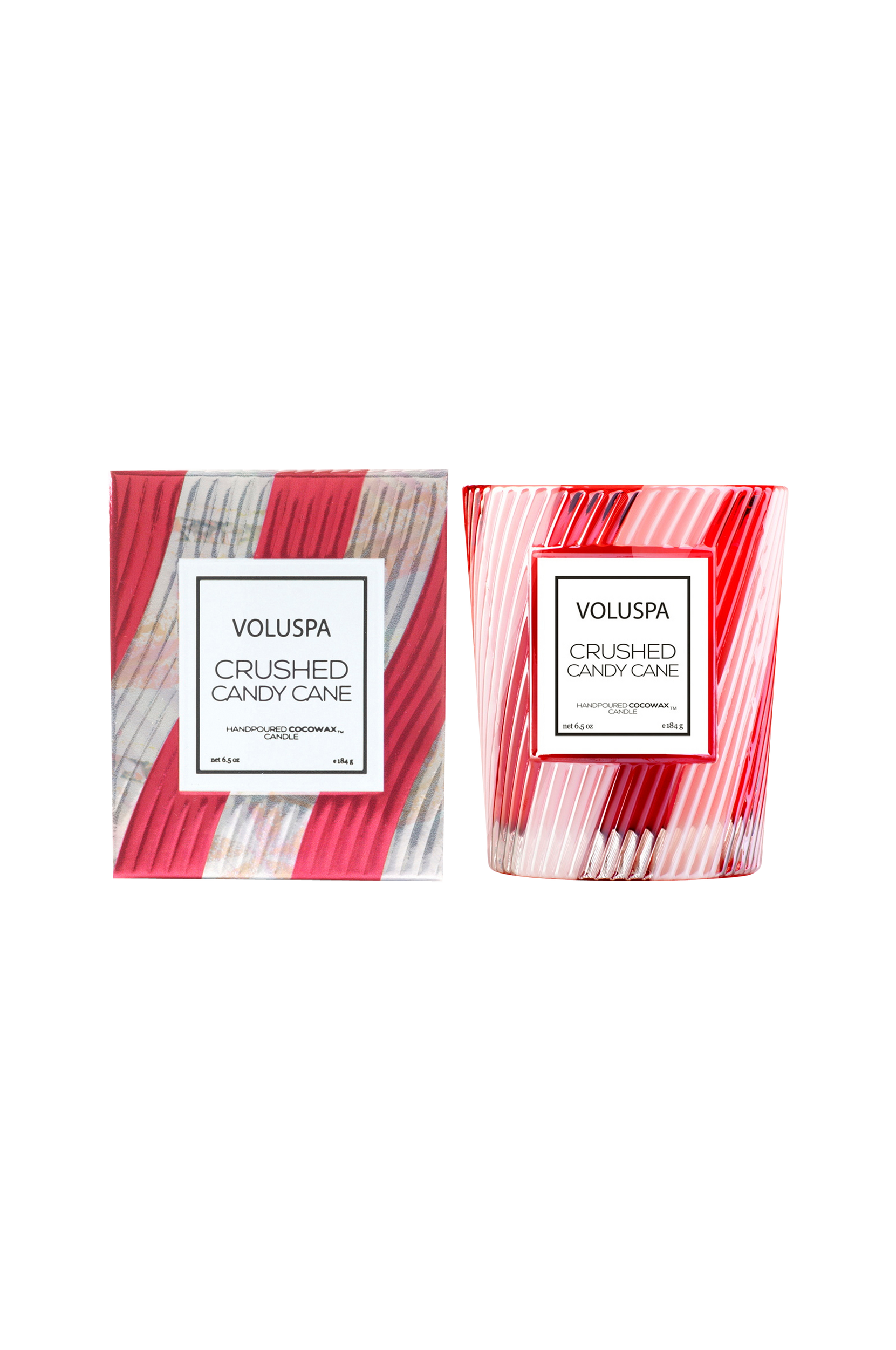 Voluspa - Crushed Candy Cane Classic Boxed Candle 60 tim 255 gram