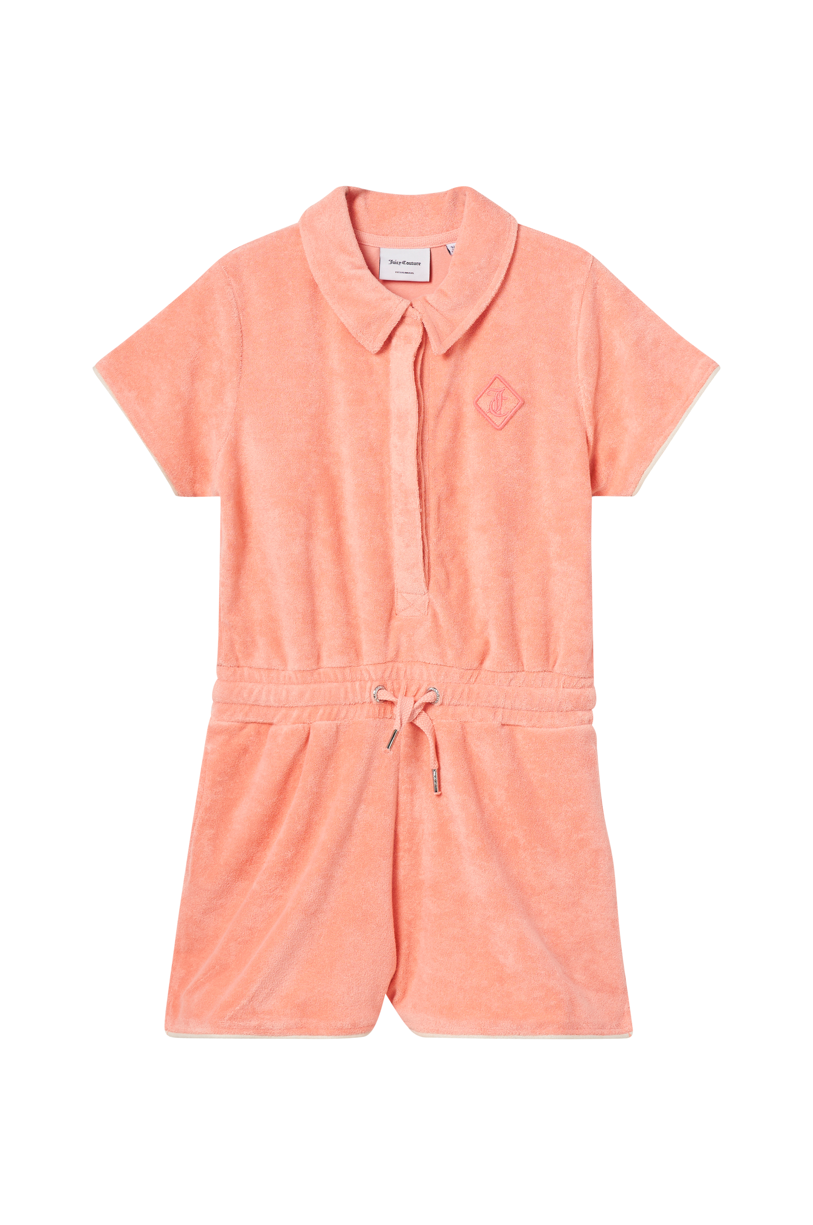 Juicy Couture - Overall Juicy Towelling Playsuit - Rosa - 128/134