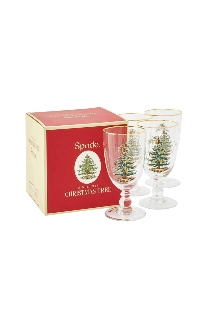 Spode Gobletglass Christmas Tree 45 cl 4-pk