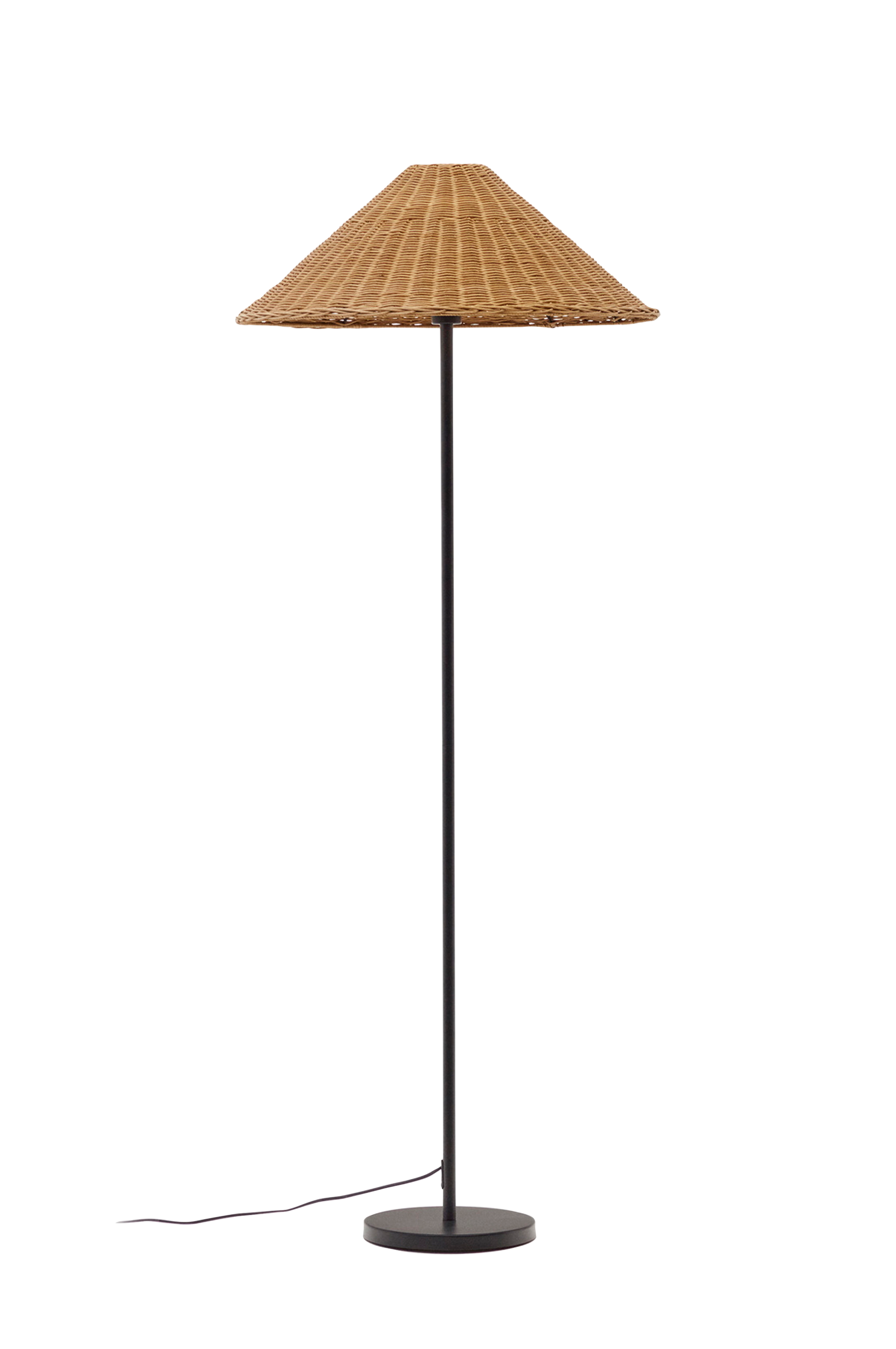 Kave Home - Golvlampa Urania - Brun