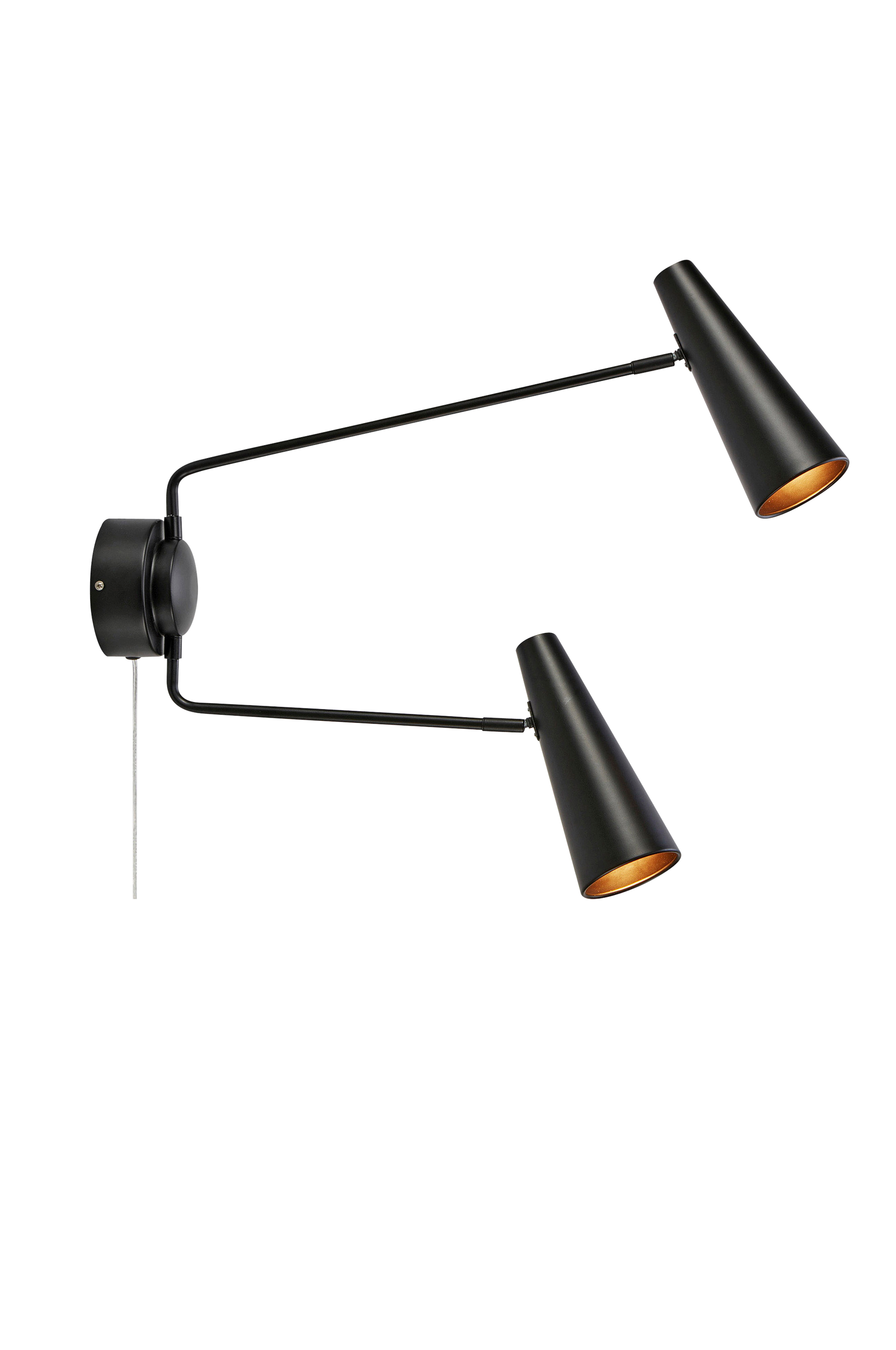 Markslöjd - Vägglampa Peak - Svart