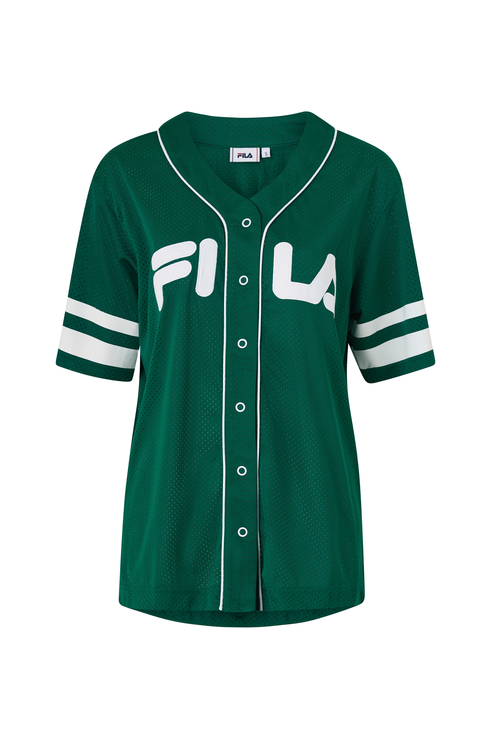 FILA - Skjorta Latalia Baseball Shirt - Grön - 38