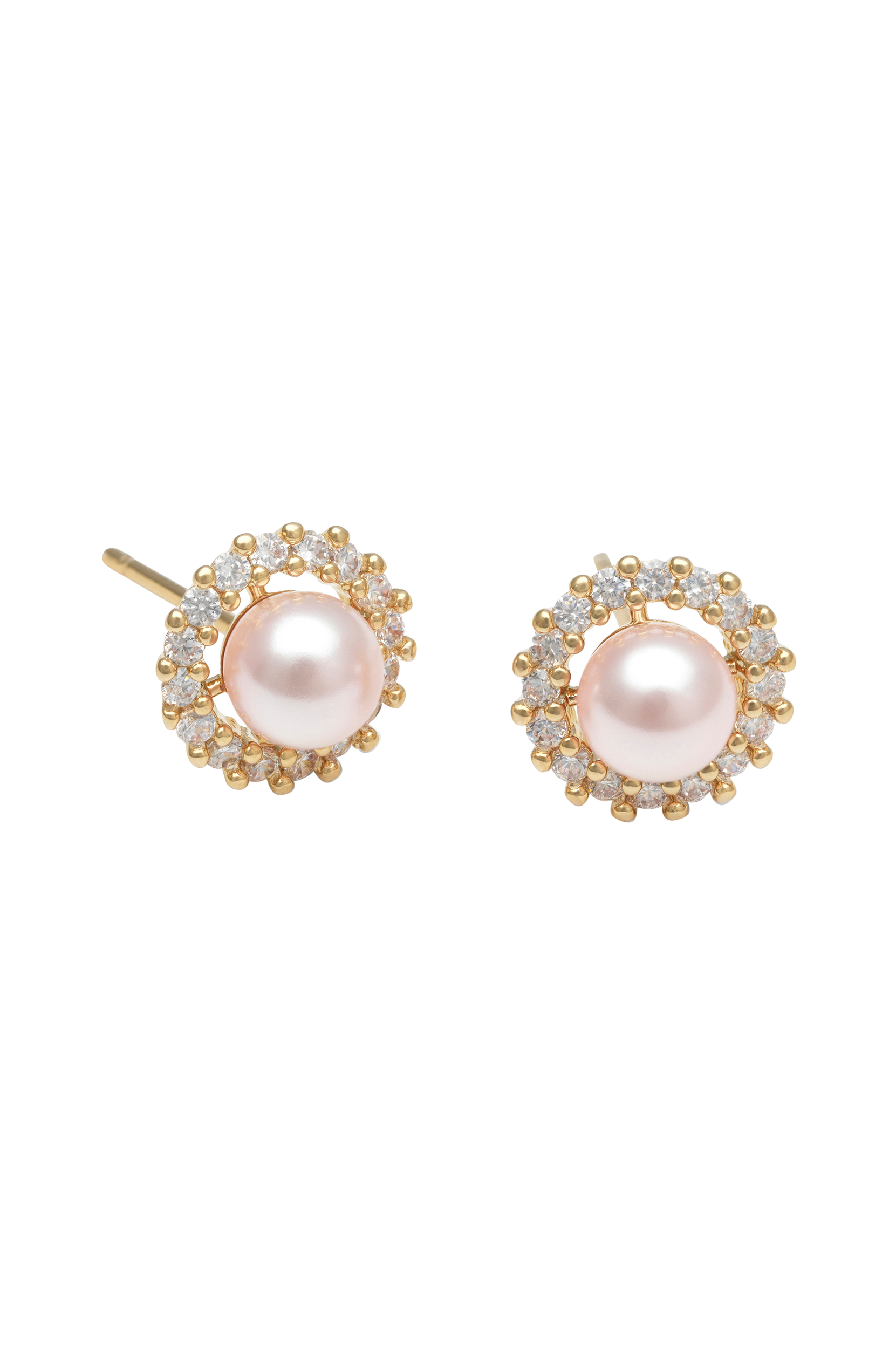 Lily and Rose - Örhängen Colette Pearl Stud Earrings - Rosa - ONE SIZE