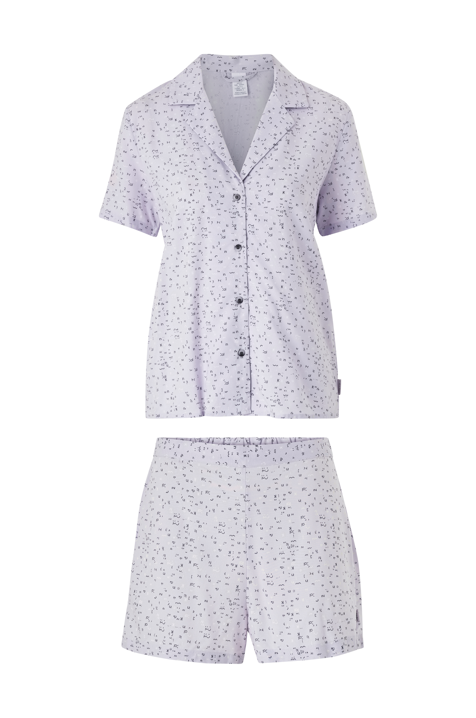 Calvin Klein Underwear - Pyjamas Woven Short Set - Blå - 42/44