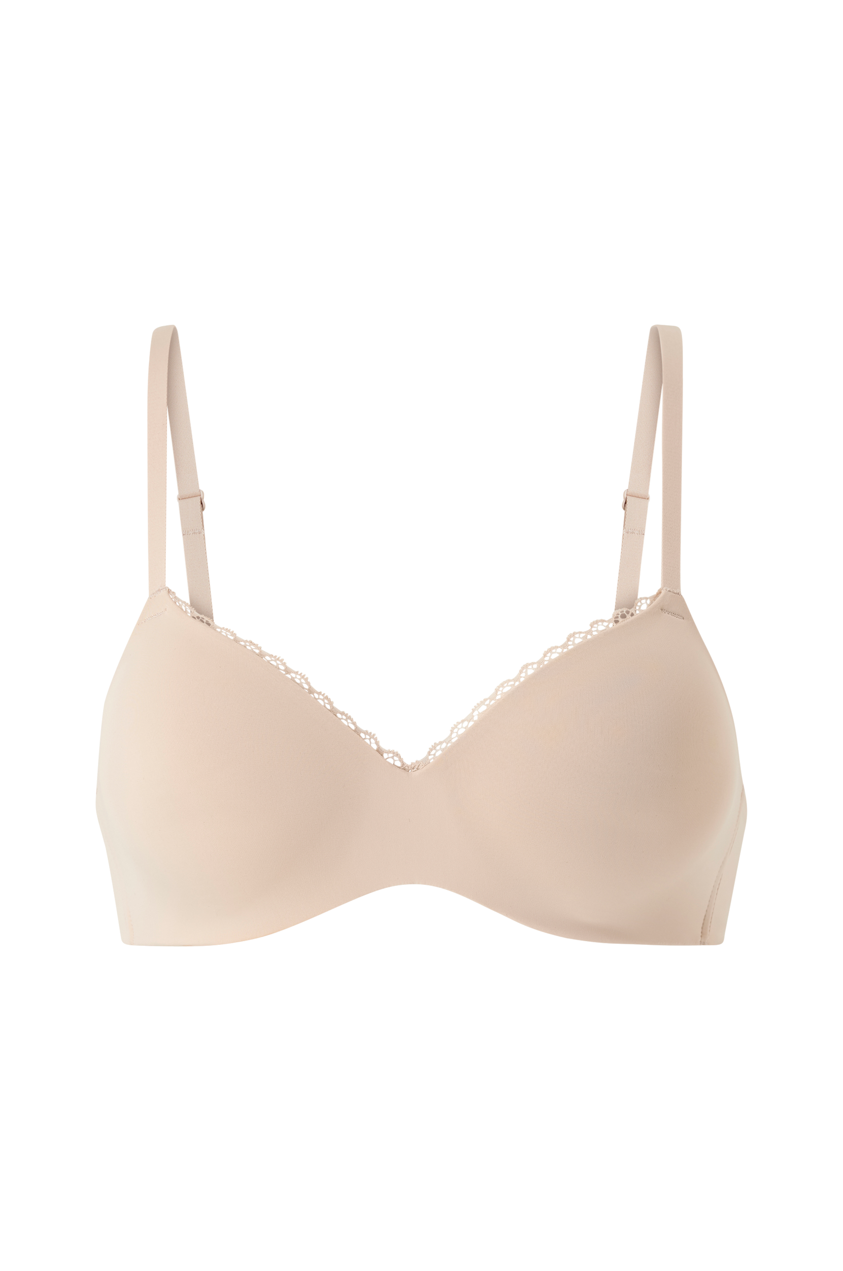 Women's Maidenform DM7680 Pure Comfort Lace Push-Up Wireless Bra