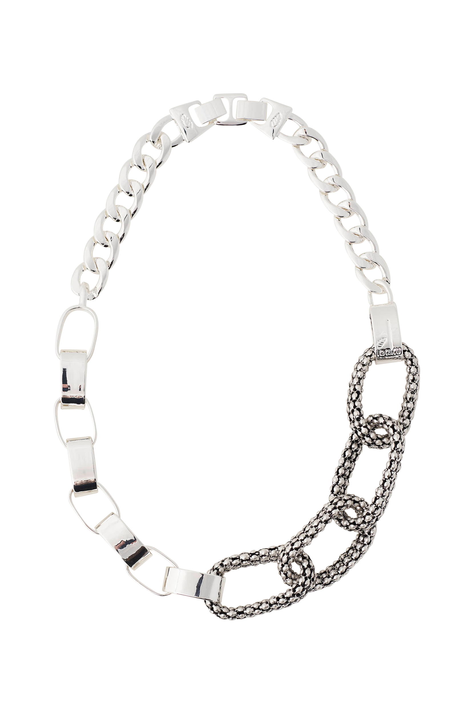 IOAKU - Halsband Link of Life - Silver - ONE SIZE