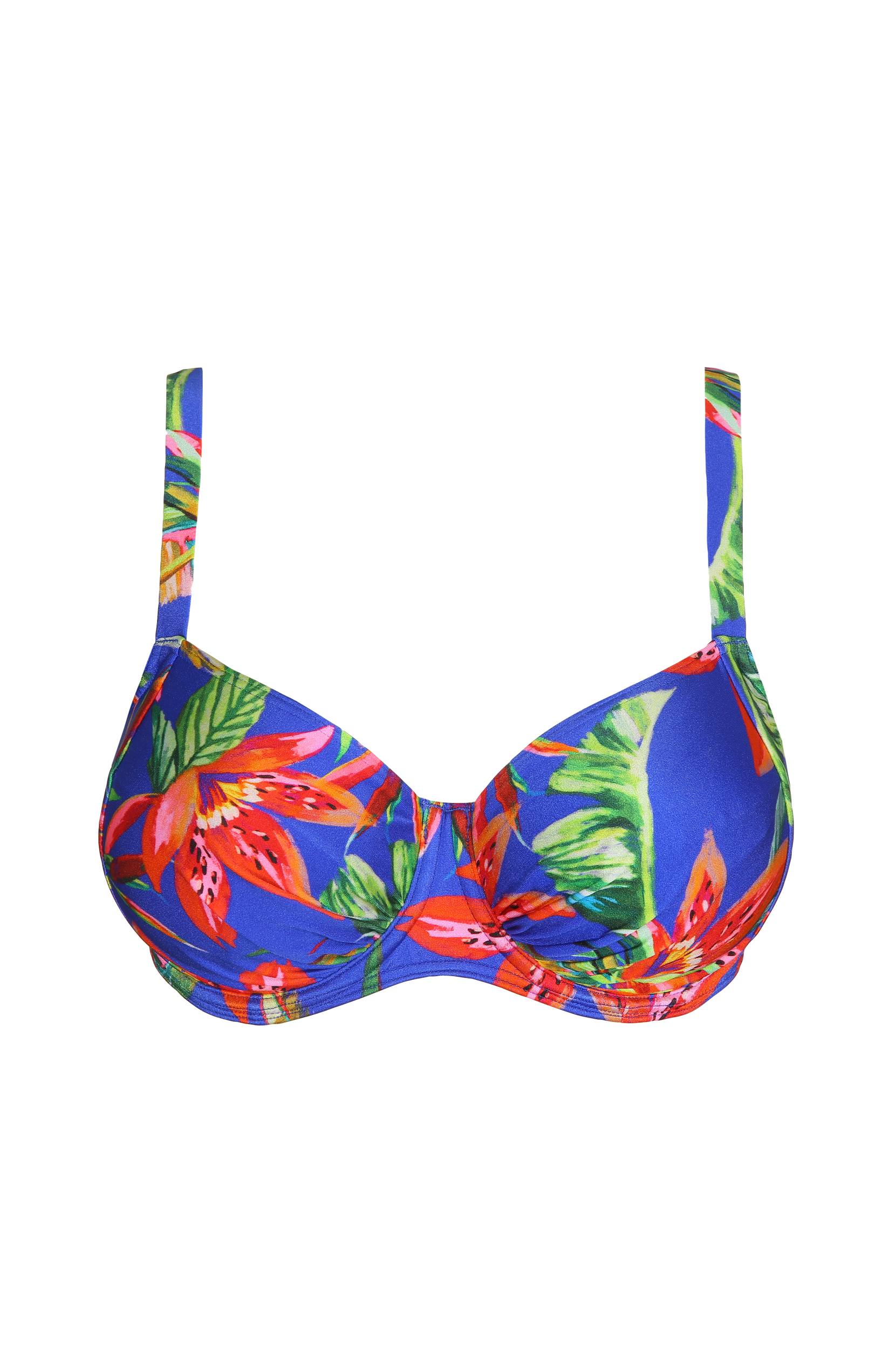 PrimaDonna - Bikini-bh Latakia Tropical Rainforest Full Cup Bikini Top - Blå - 75F