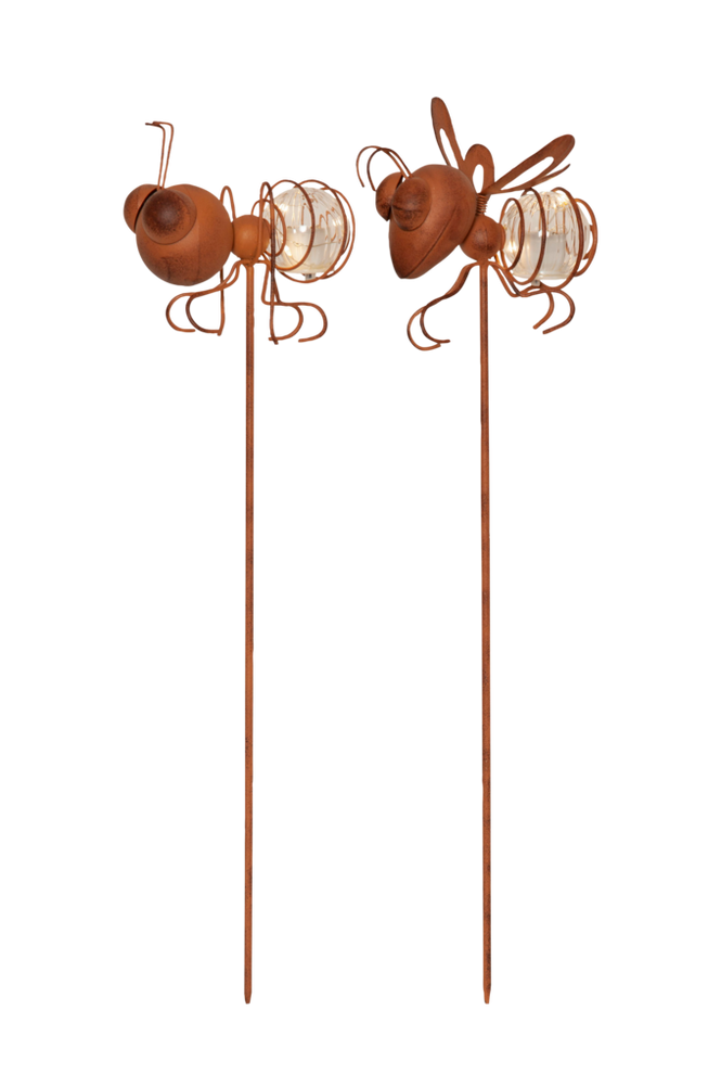 Solcellsdekoration Oxida Bug 2-p Brun