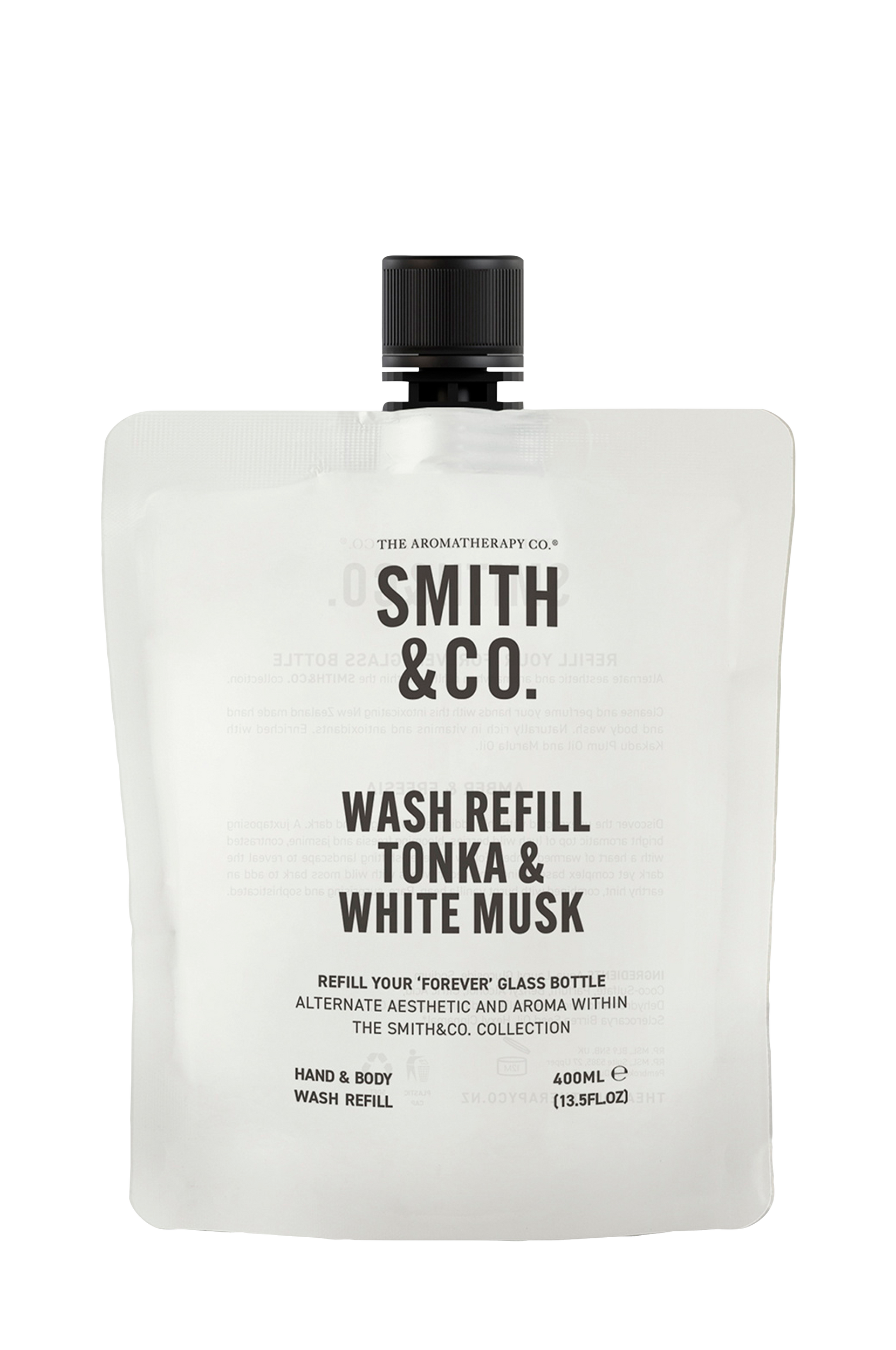 Smith & Co. - Tonka & White Musk Refill Hand & Body Wash 400 ml