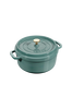 Staub Gjutjärnsgryta 24 cm Eukalyptus green