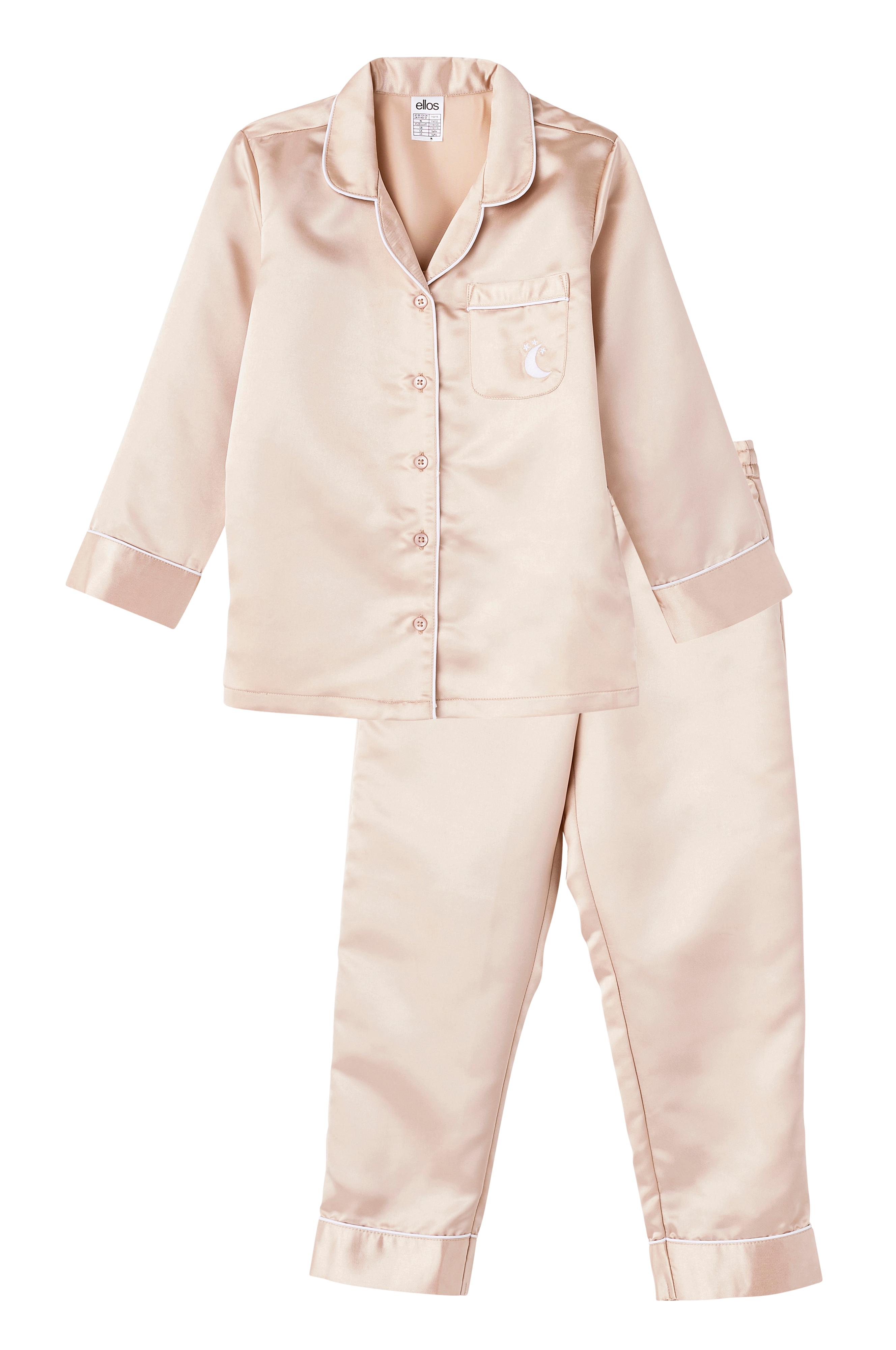Ellos Kids Pyjamas Dream i sateng 2 deler Gull Barn Ellos no Ellos Kids Pyjamas Dream i sateng 2 deler Gull Barn Ellos no