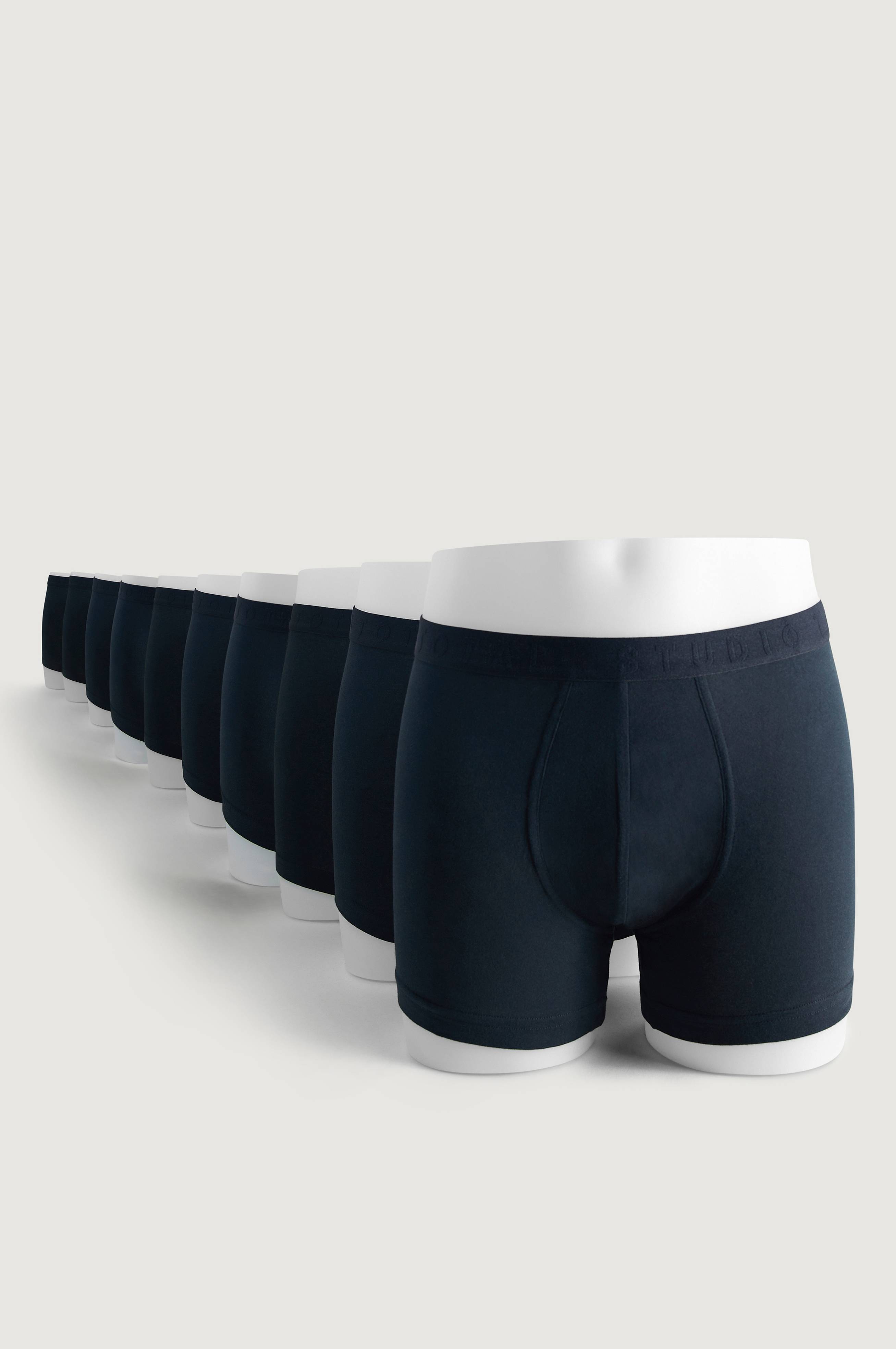 Studio Total Kalsonger Boxer Briefs 10pack Svart Kalsonger & boxershorts Ellos.se