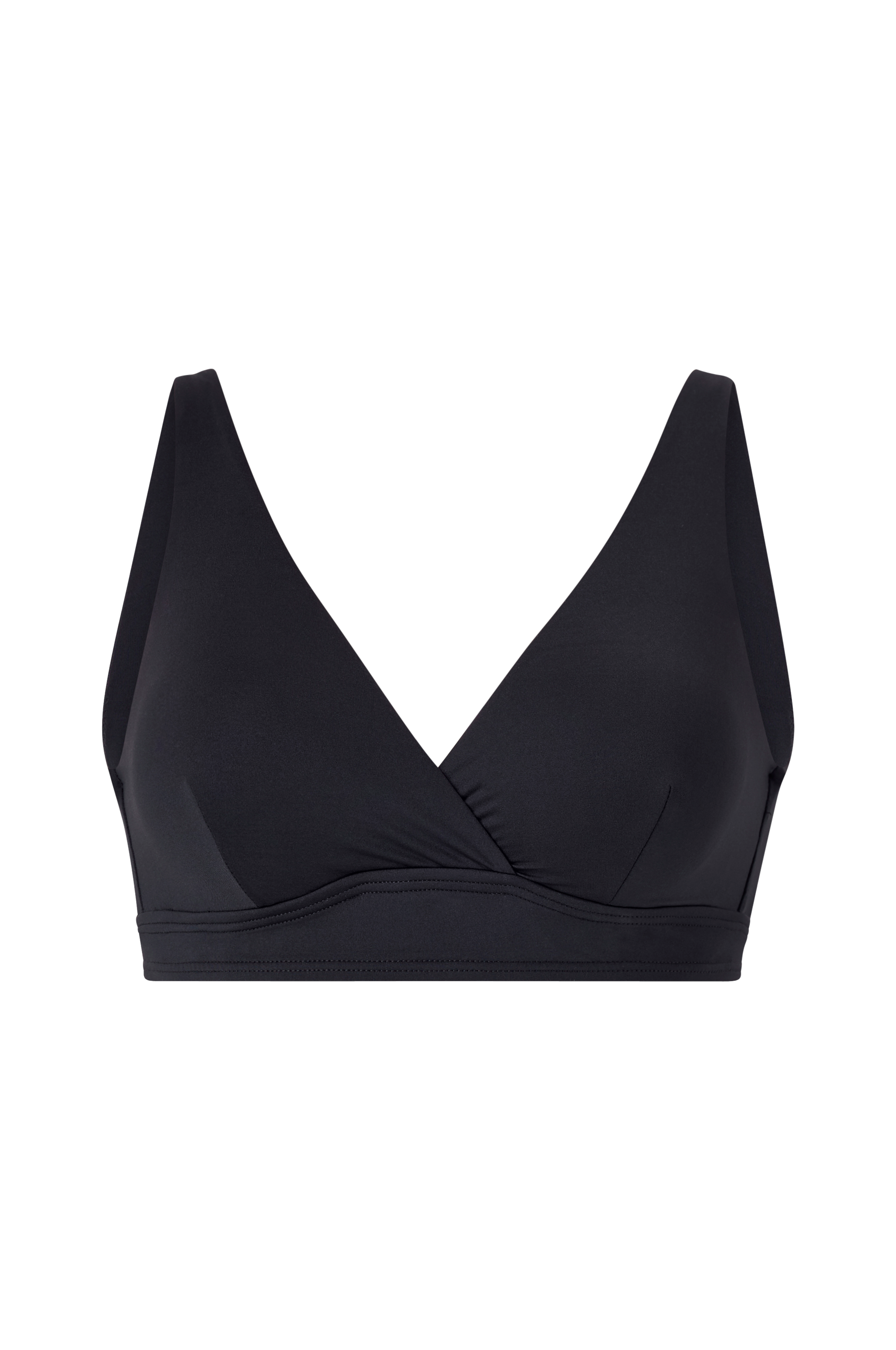Ellos Bikini bh med omlottdesign Svart Bikiniöverdelar Ellos se
