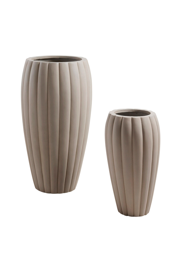 Bilde av LINN vase 2-pk - Lys grå
