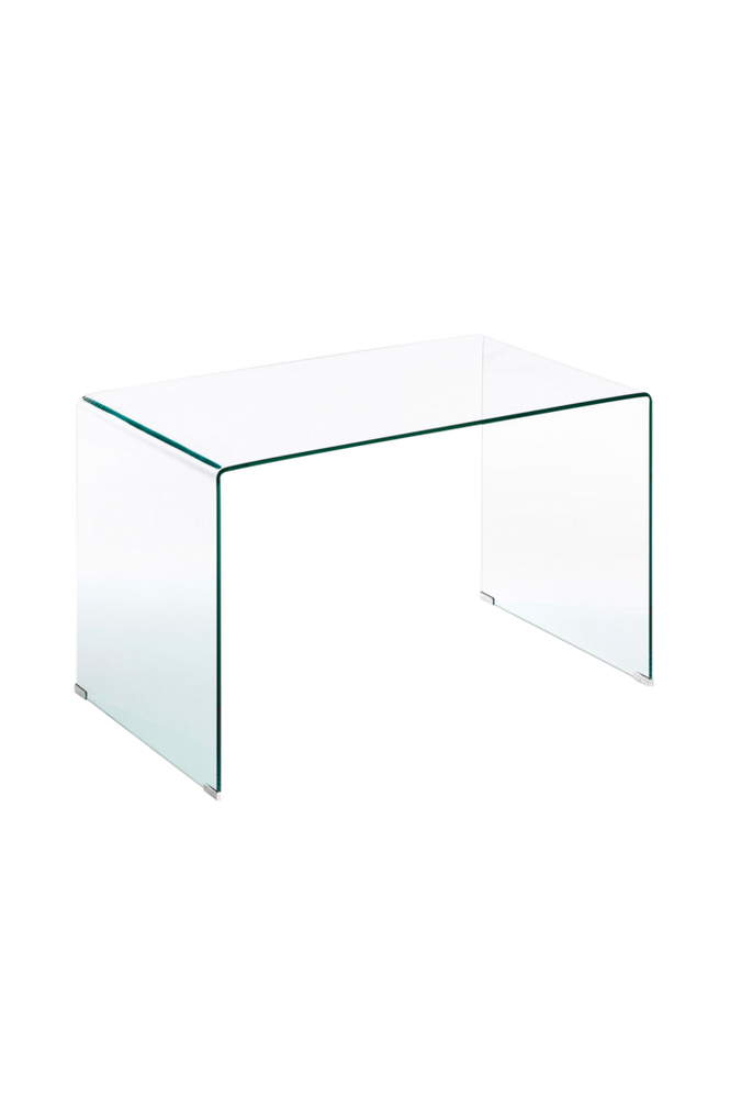 Skrivbord BURANO 125×70 transparent glas
