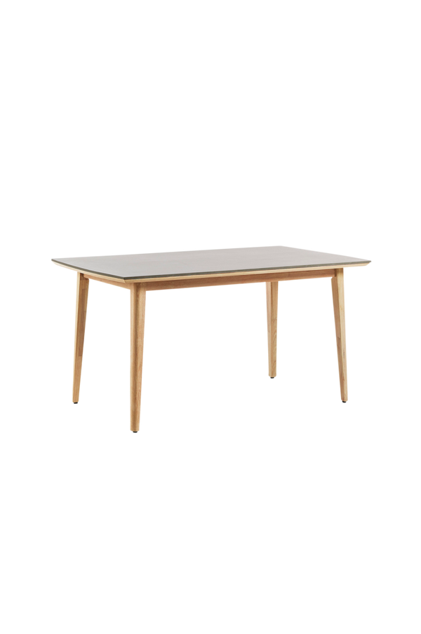 Bilde av KHLOE Table 160x90 eucalyptus natural poly-cement gre - 30151
