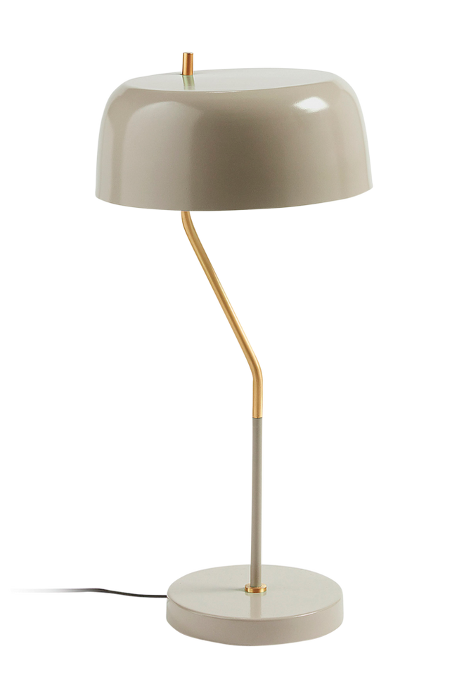 Bilde av VERSA bordlampe av lys beige metall