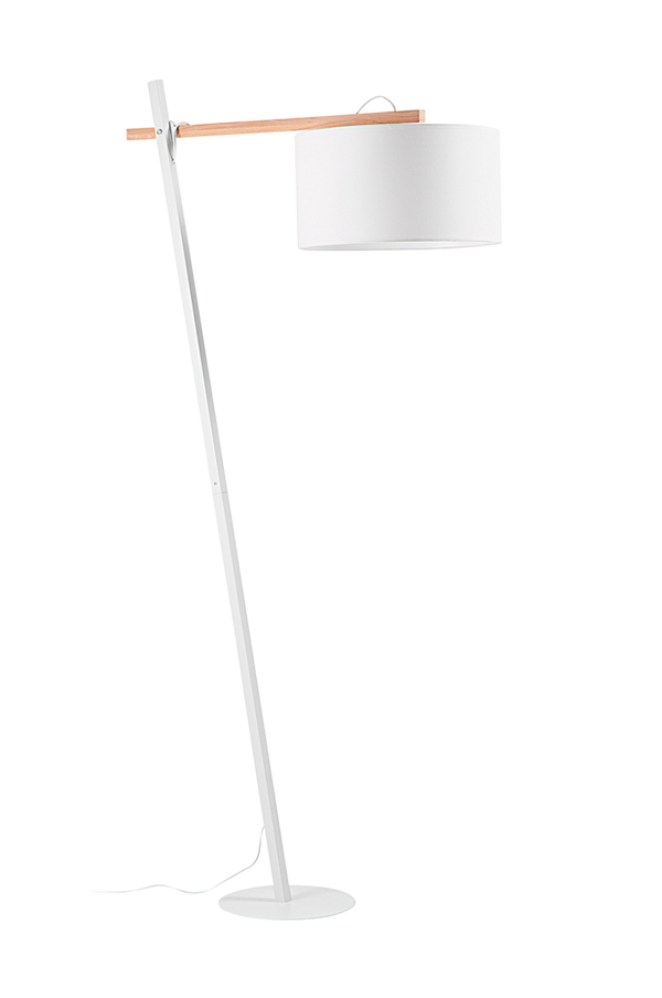 Bilde av HUKA gulvlampe av hvitt metall - 1
