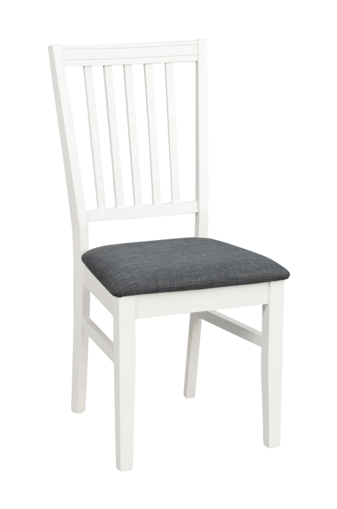 Wittskär stol vit/vit träsits 2-pack