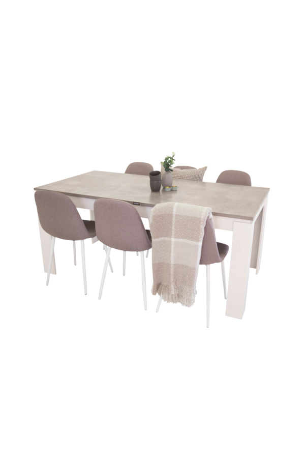 Bilde av Lindos spisegruppe inkl. 6 Polar stoler - 30151
