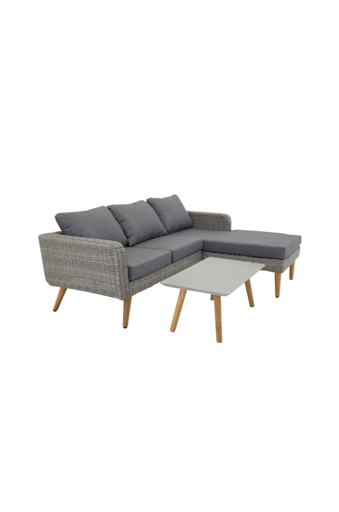 Venture Home Sofa med sjeselong Vodice med bord