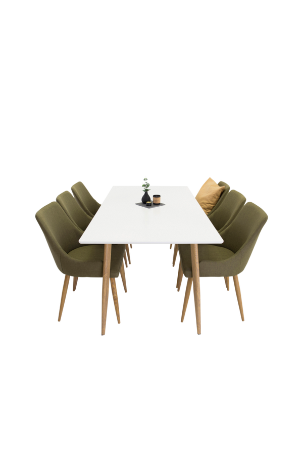 Bilde av Spisegruppe med spisebord Penally 180 og 6 stk Pia stol - 1
