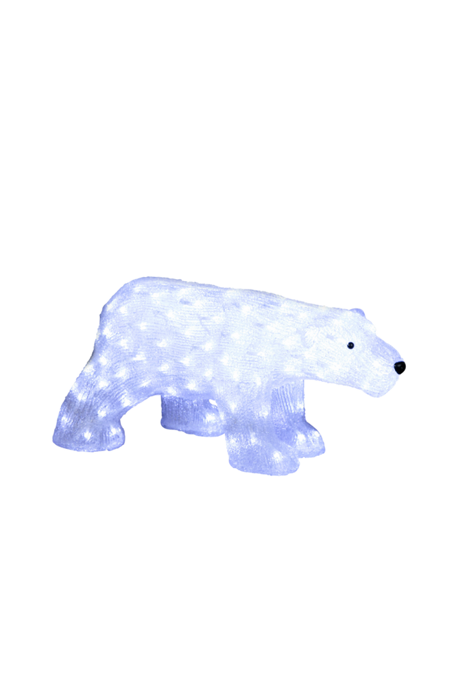 Dekorationsfigur Crystalo Isbjørn 130 LED