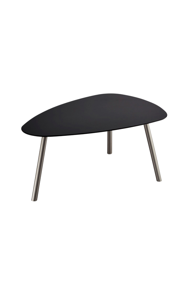 Bilde av Sofabord svart ovalt Malou 88 x 62 x 40 cm - 1
