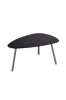 Sohvapöytä Malou, musta soikea 88 x 62 x 40 cm