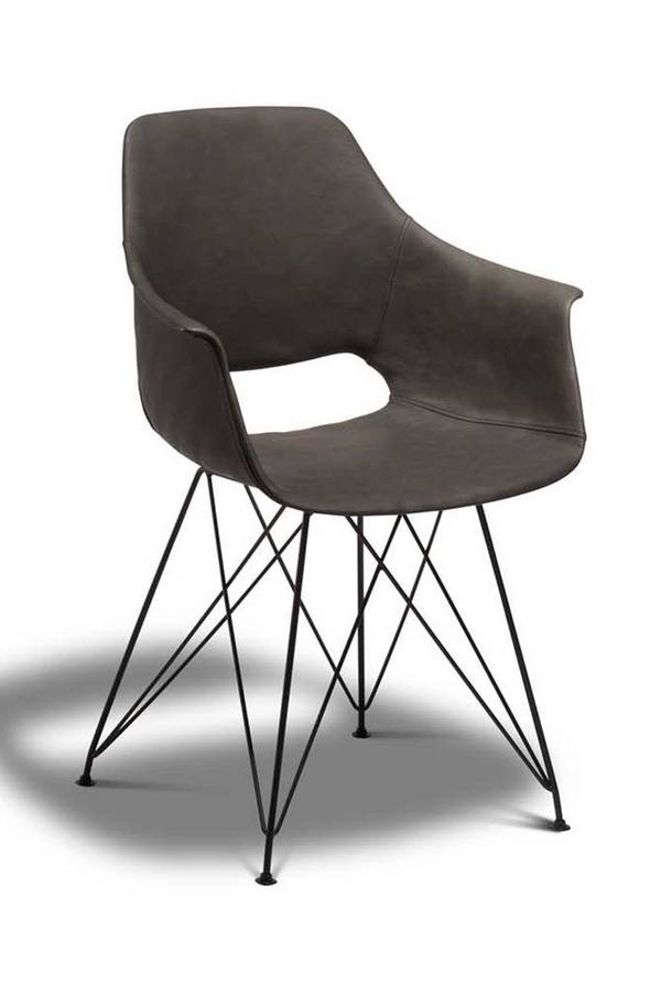 Bilde av Dining Chair Elvis, Black, 57x57x85, Set of 2 - 1
