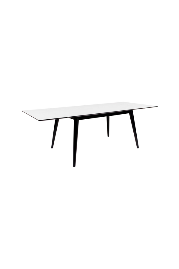 Bilde av Spisebord Copenhagen, svarte ben, 150/230x95 cm - 30151
