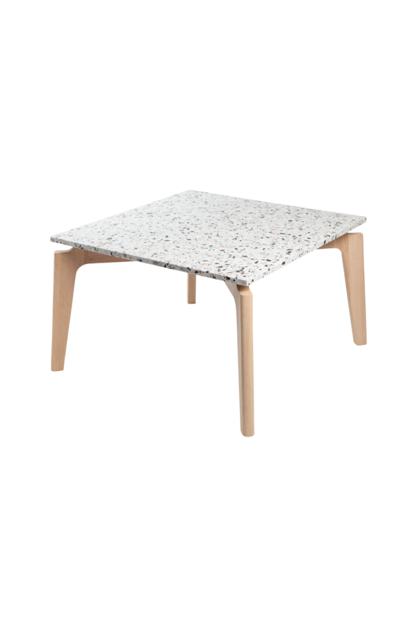 Bilde av Sofabord Josefin Eik 75x75 med Cosmos Terrazz bordplate - 1
