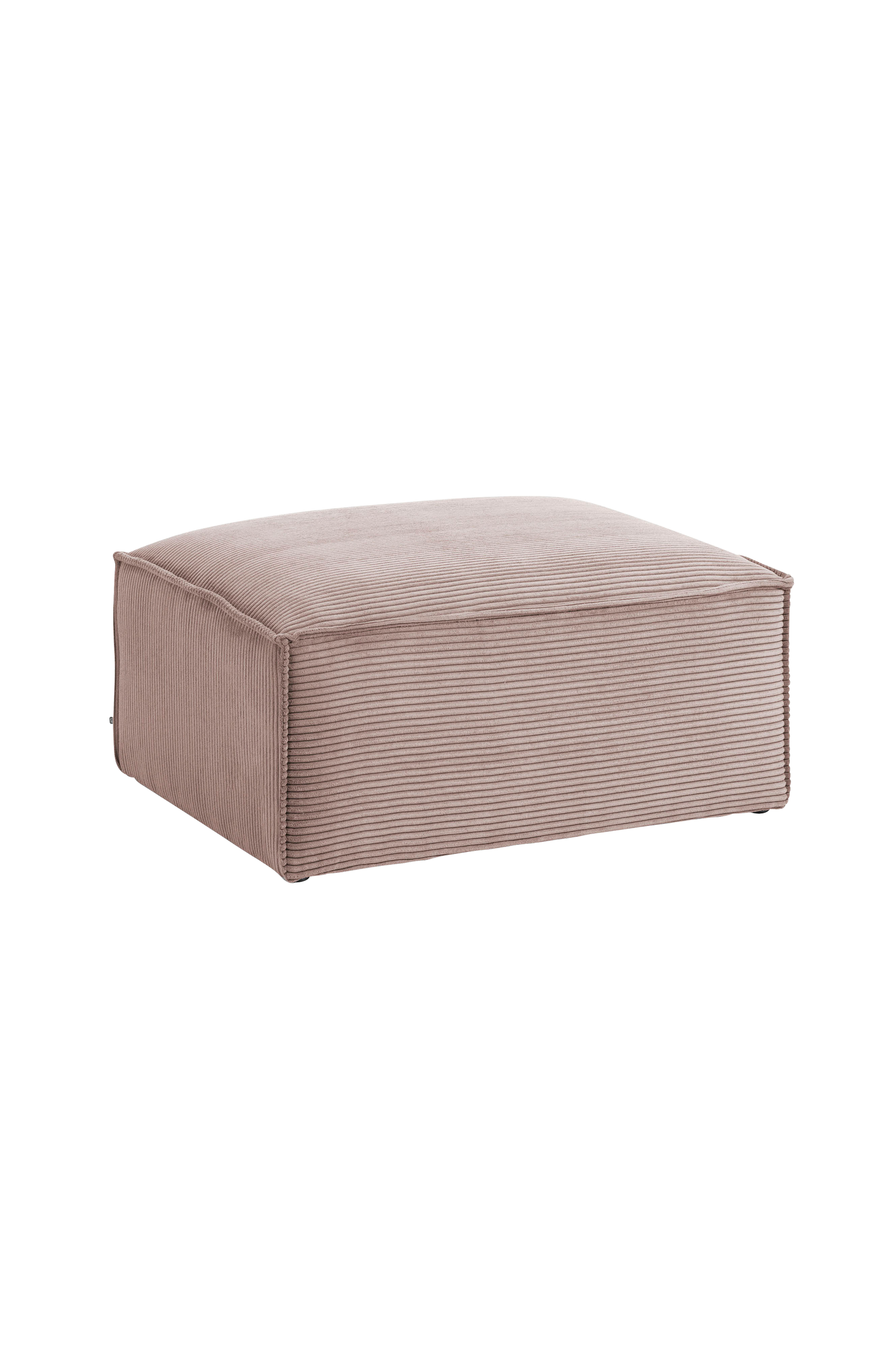 Kave Home - Puff Blok 90 x 70 cm - Rosa