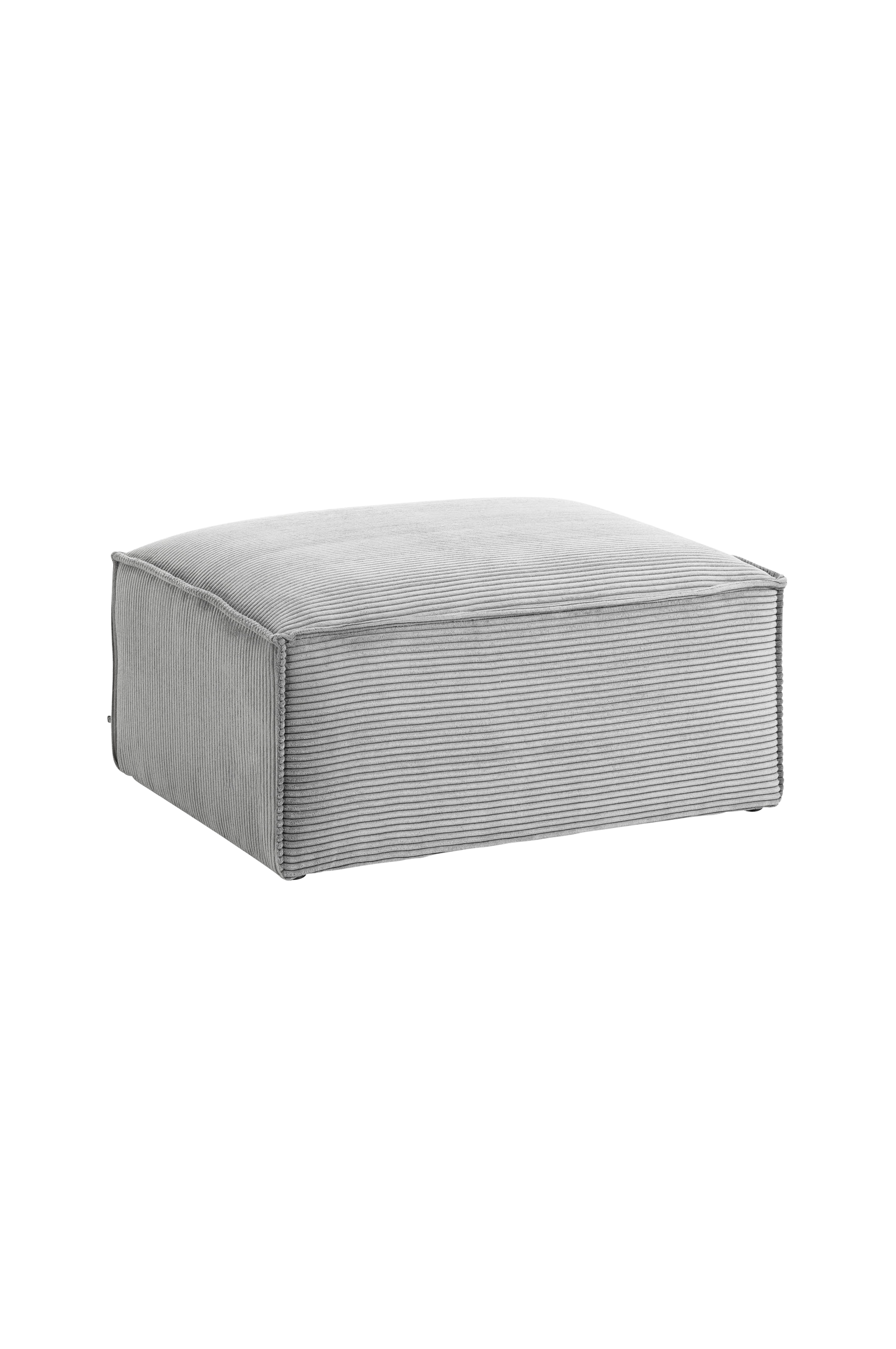 Kave Home - Puff Blok 90 x 70 cm - Grå