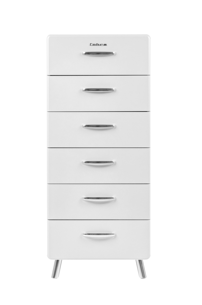 Tenzo COBRA kommode 6 skuffer hvit